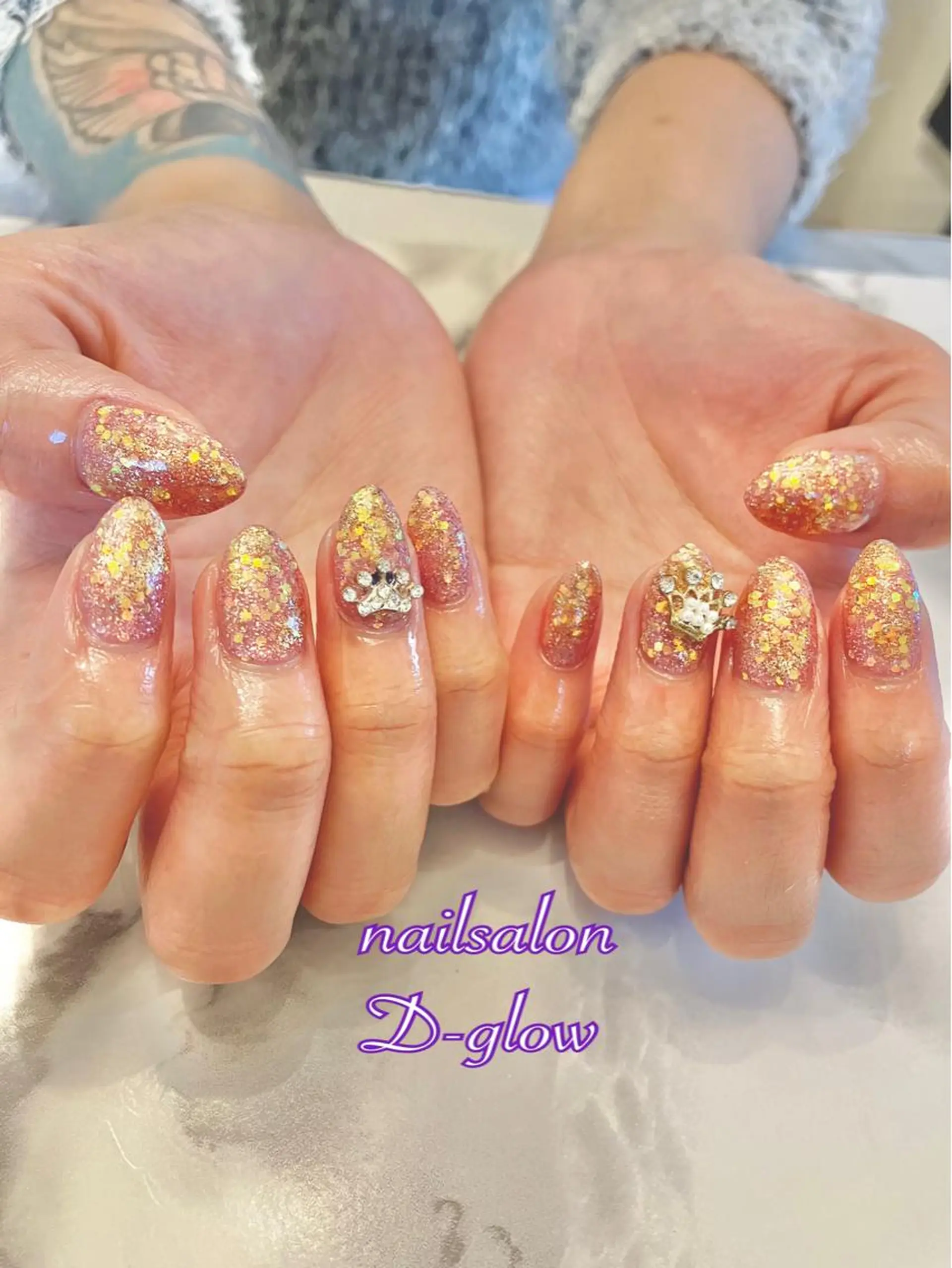 ネイル ハンドネイル ネイルサロン D-glowのネイルデザイン