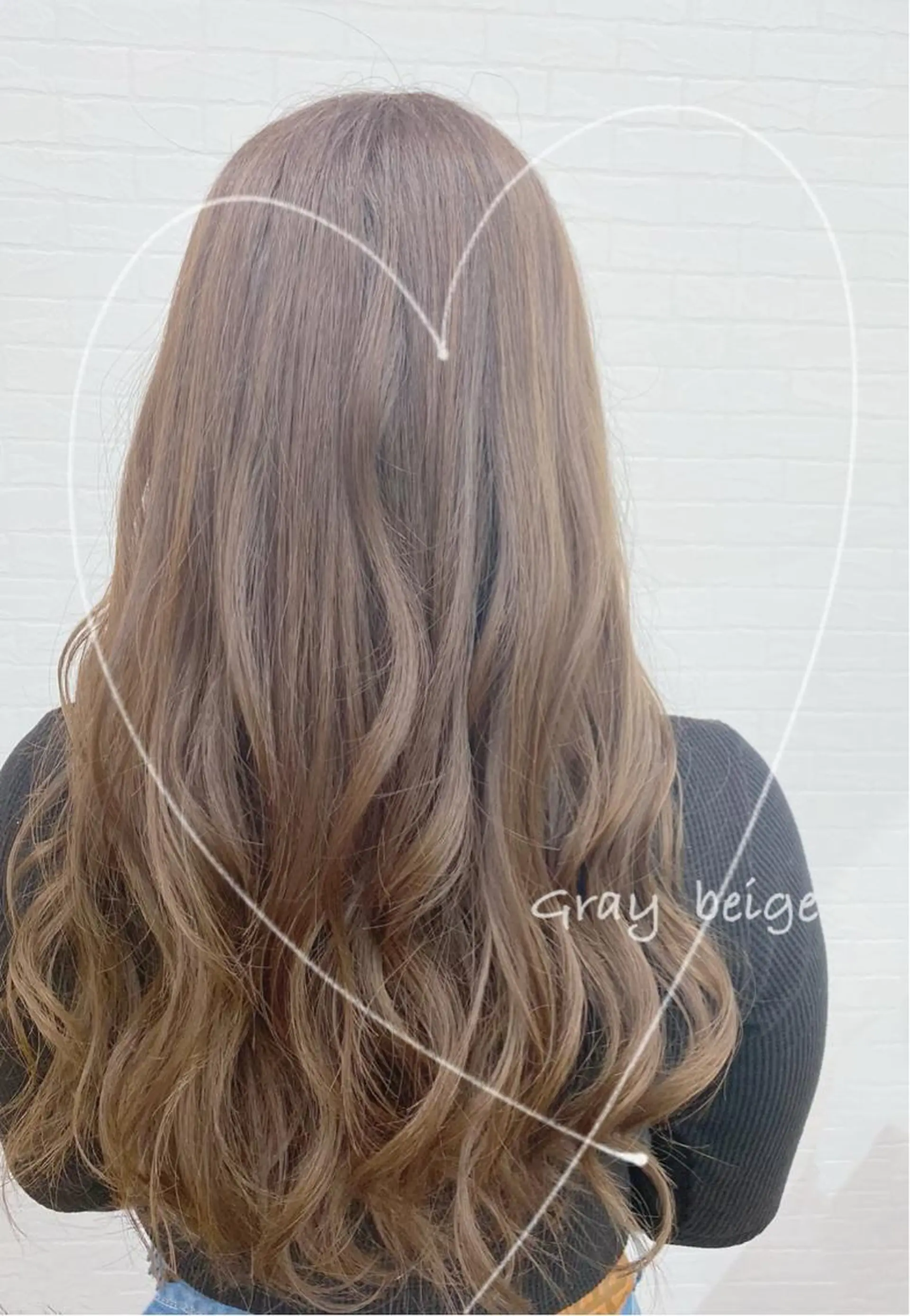 ロング カラー ベージュカラー 透明感カラー GRANLUSSO 〜グランルッソ駅前店所属・木口 嘉美のヘアスタイル