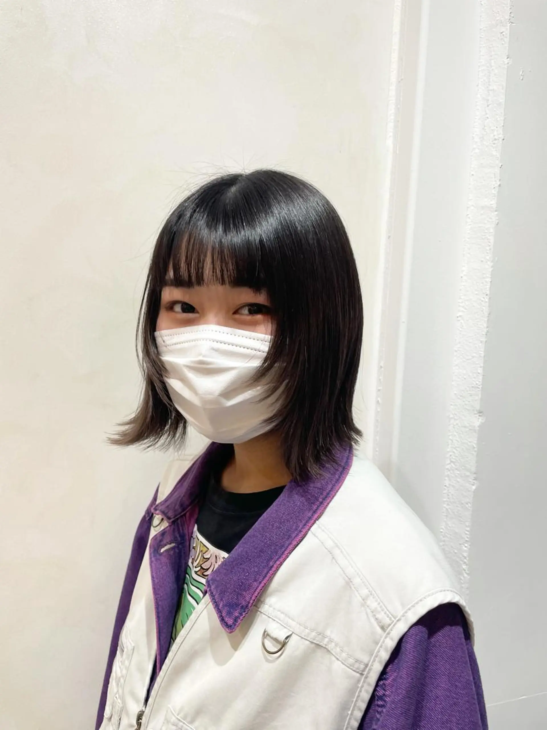 ミディアム ヘアアレンジ 顔周りカット ⌇ROMEO京橋店⌇ 🎗️のヘアスタイル