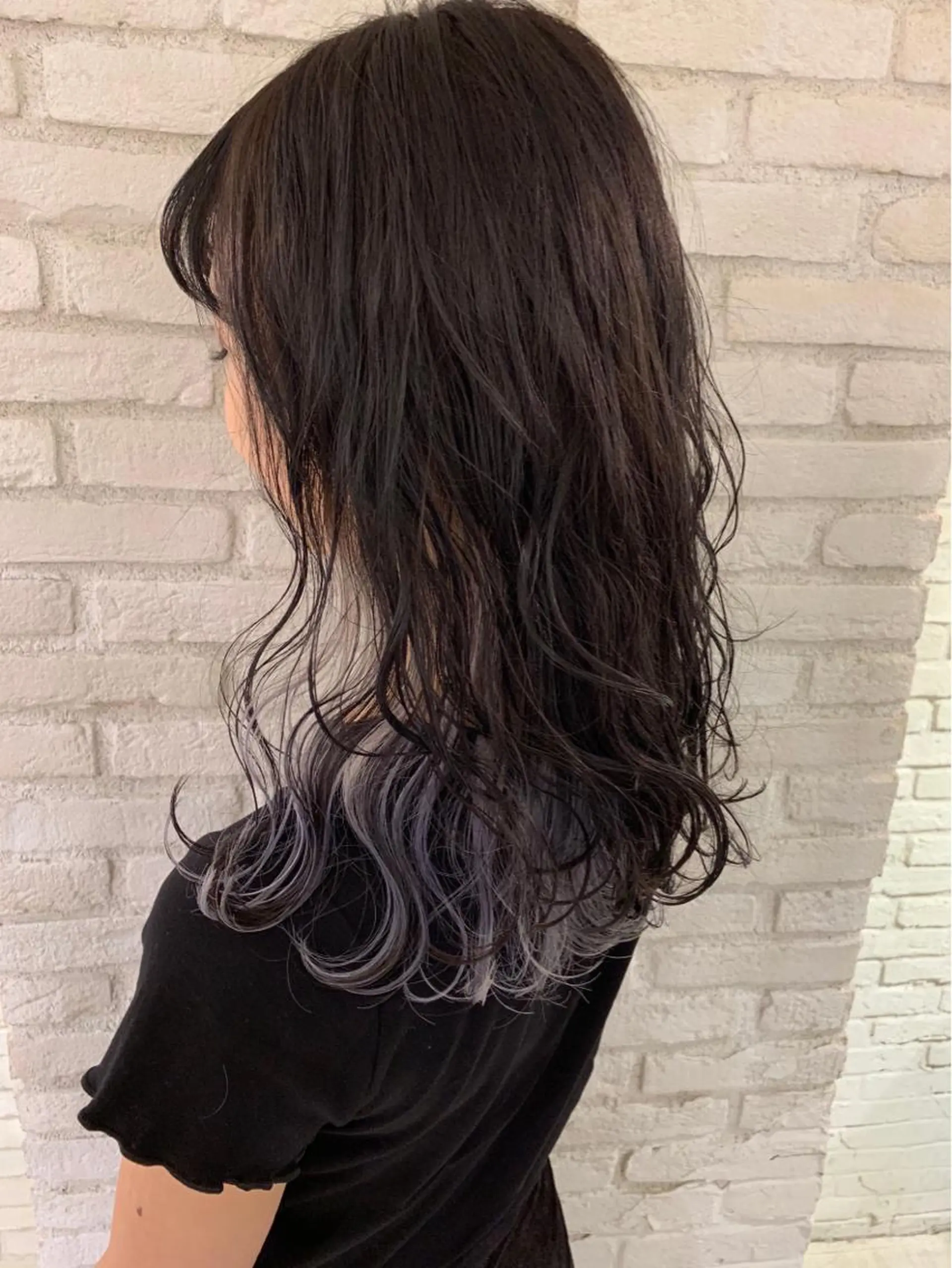 ミディアム カラー カット 縮毛矯正 トリートメント 韓国ヘア/艶カラー /田中悠佑のヘアスタイル