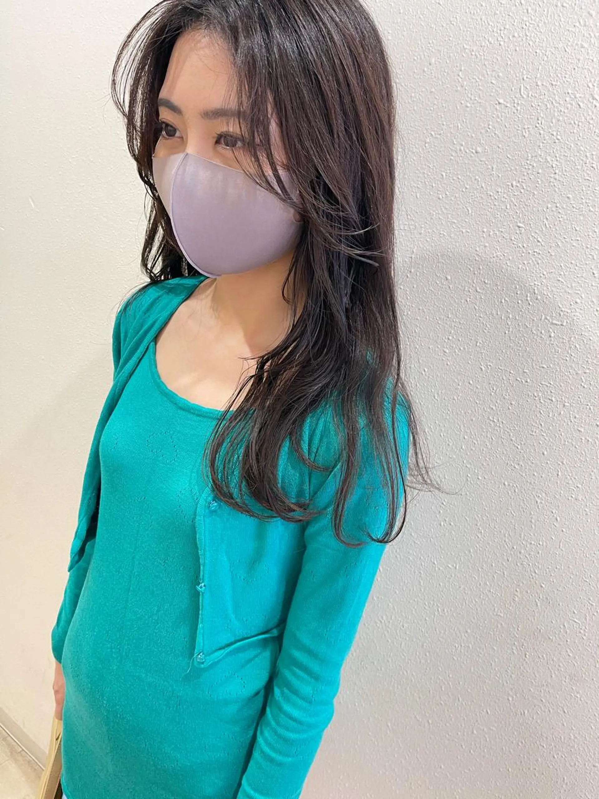 セミロング カット 韓国 / 中国ヘア 🦋Noniのヘアスタイル