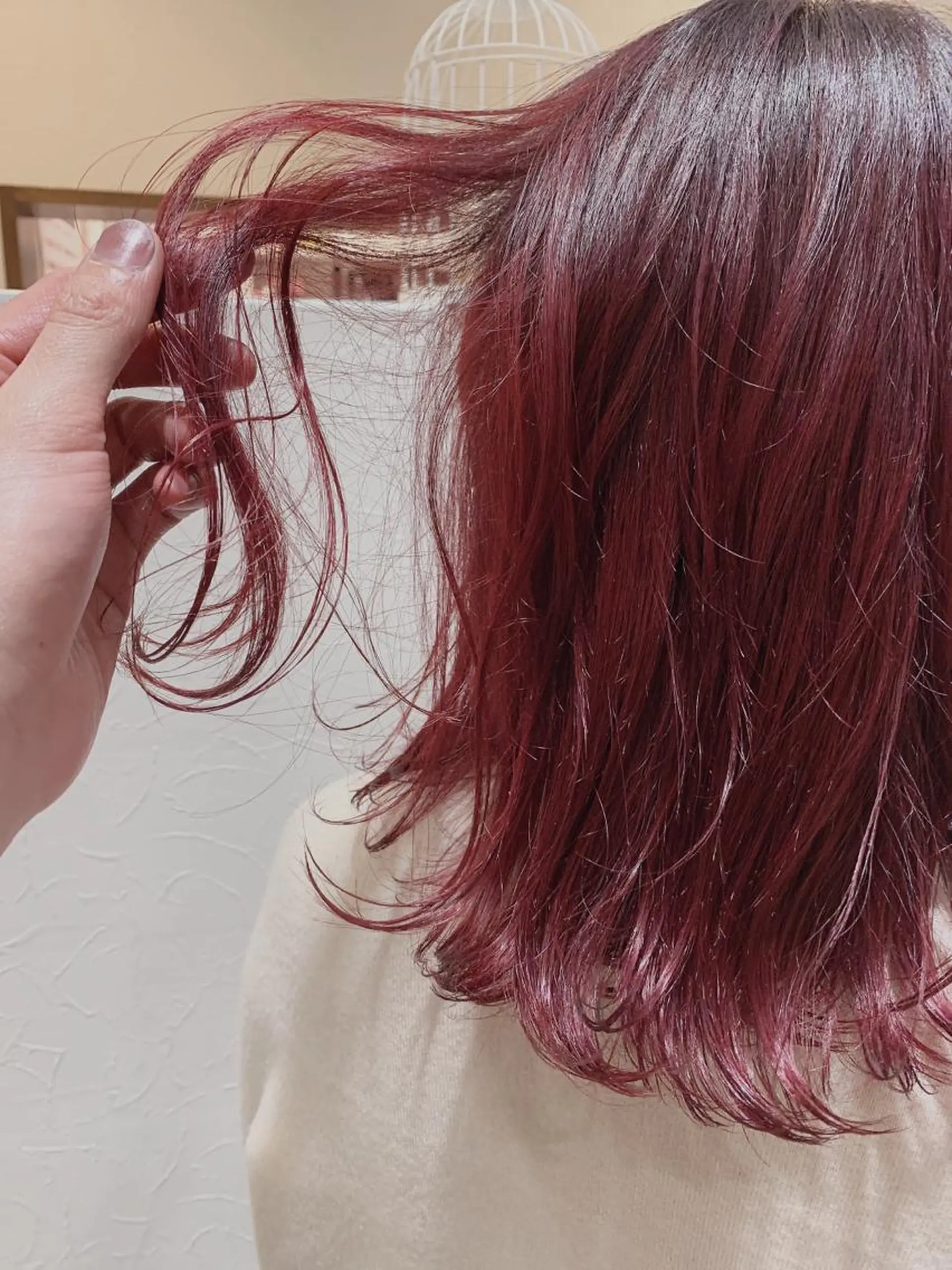 ミディアム カット ヘアカラー トリートメント THOiRY栄所属・三宅航平 モデル募集⭐️のヘアスタイル