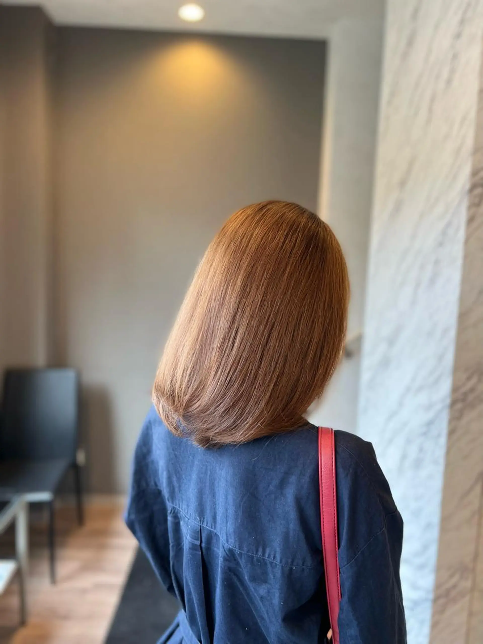 セミロング カラー ヘアカラー 太白区白髪ぼかし/ ボブカット/千葉達人のヘアスタイル