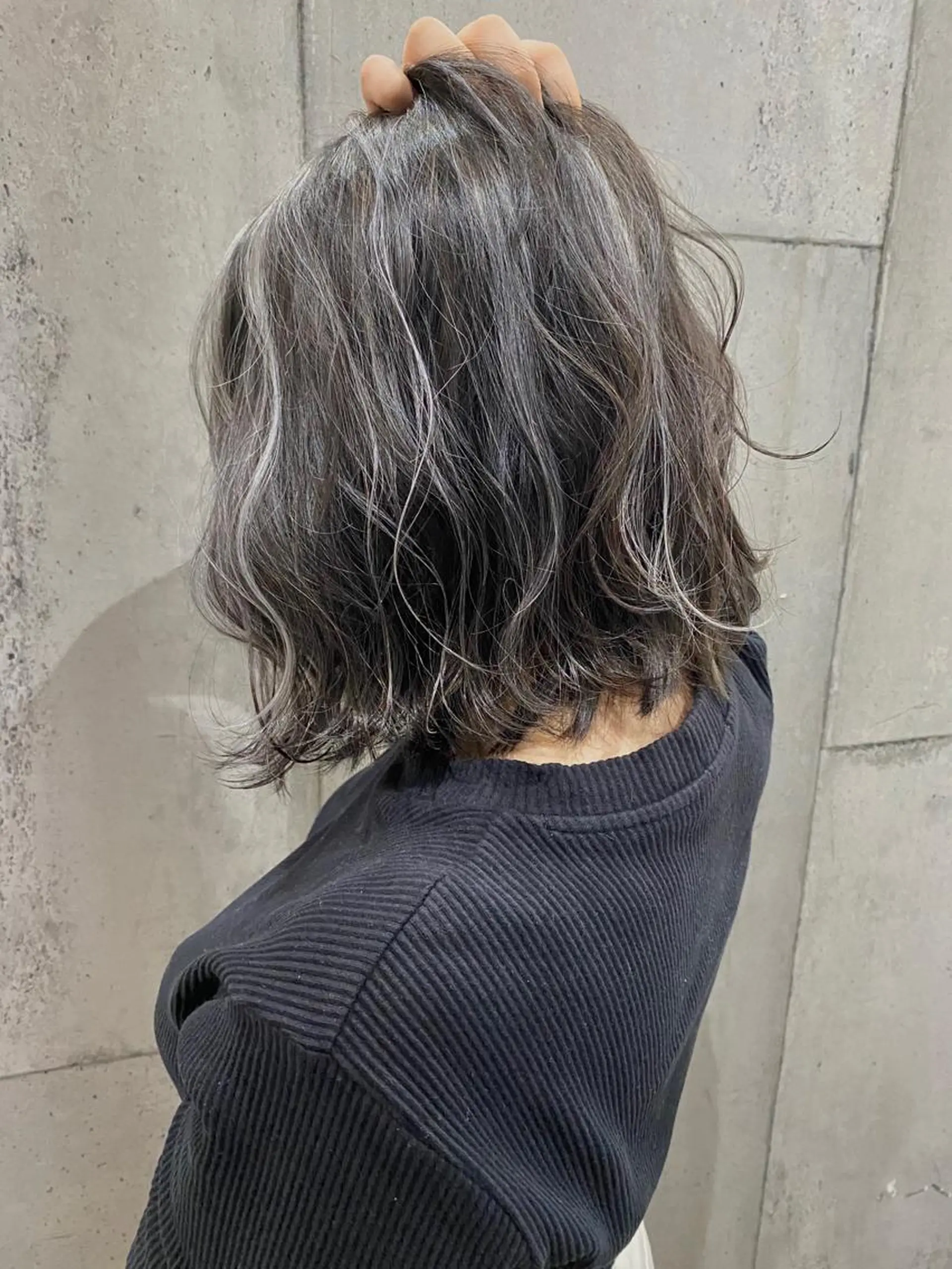 ミディアム ハイライト カット ヘアカラー hair  space Atoz所属・東 寛道のヘアスタイル