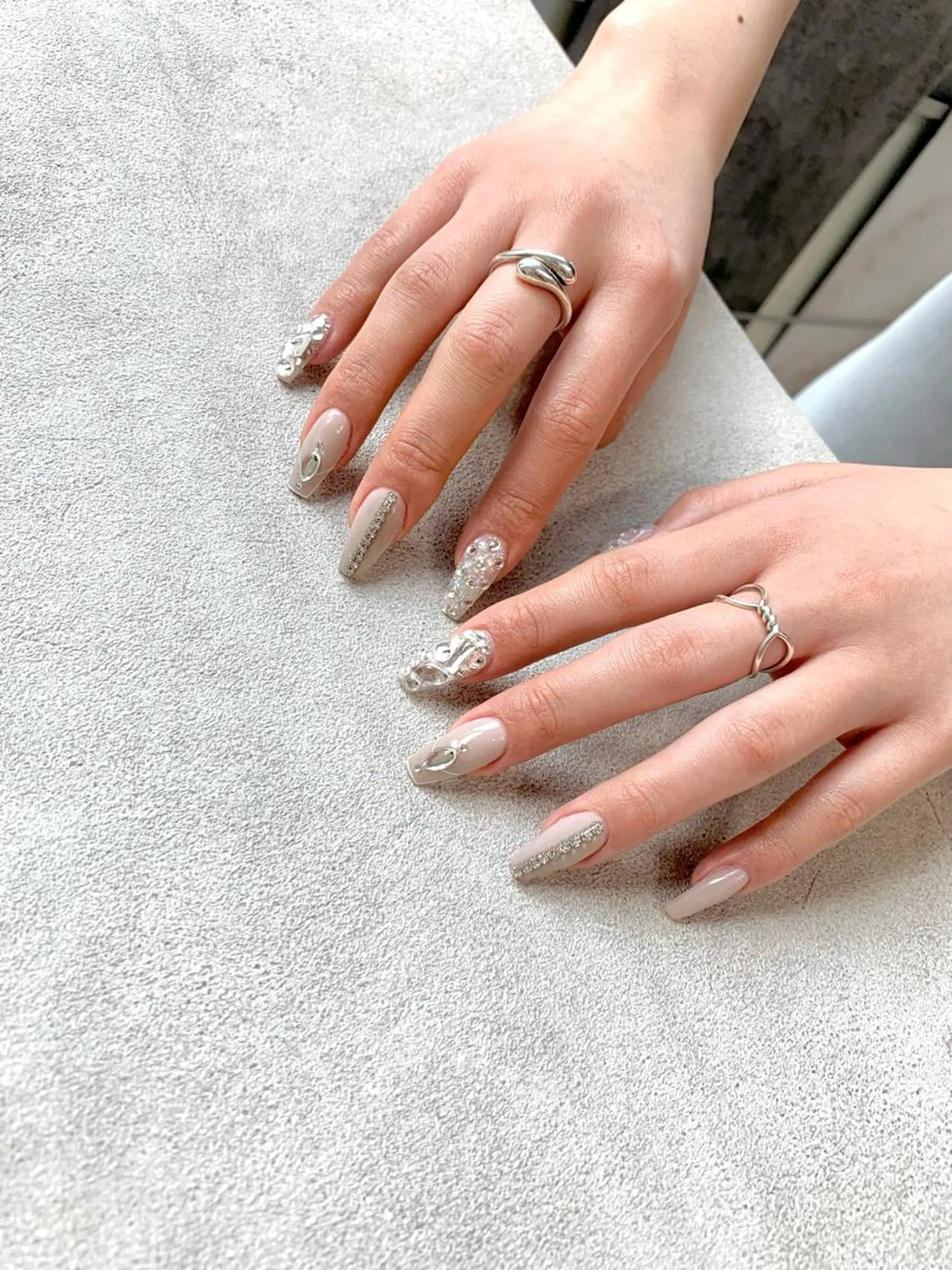 ネイル スカルプネイル B3  ネイルシェアサロン所属・Haru Nailのネイルデザイン