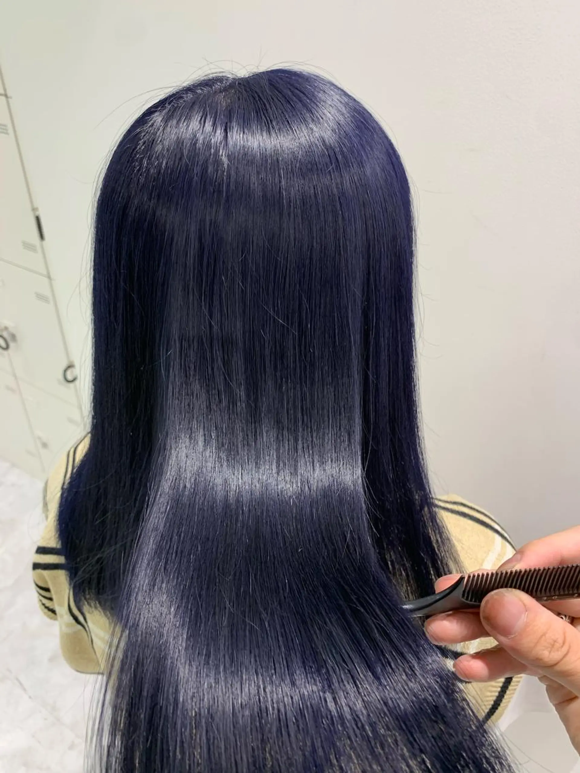 セミロング ヘアカラー トリートメント ヘッドスパ ヘアセット I S所属・🌿透明感カラー‪ 縮毛矯正✨かずきのヘアスタイル