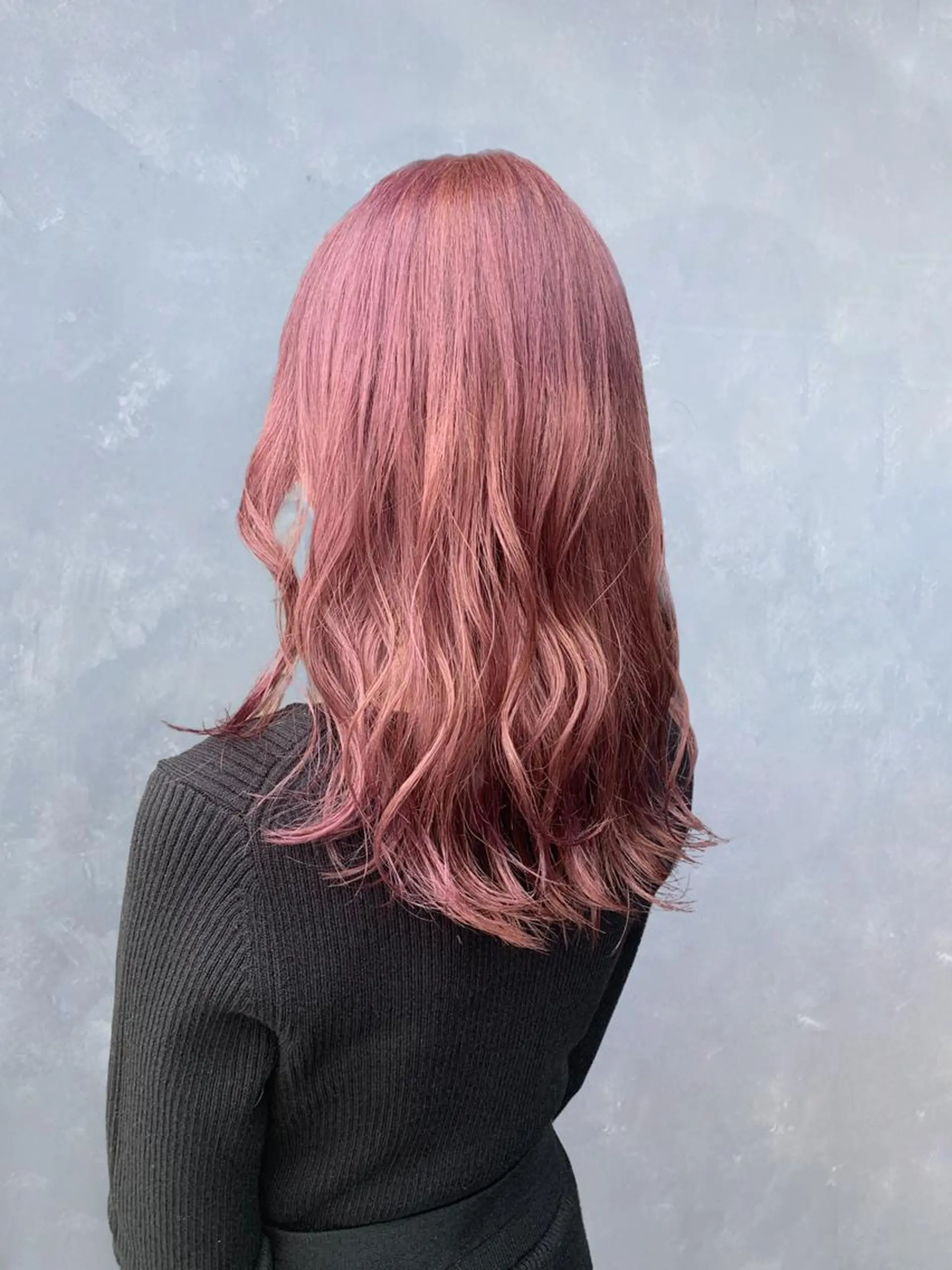 カラー レッドカラー 髪質改善 米倉 一輝のヘアスタイル