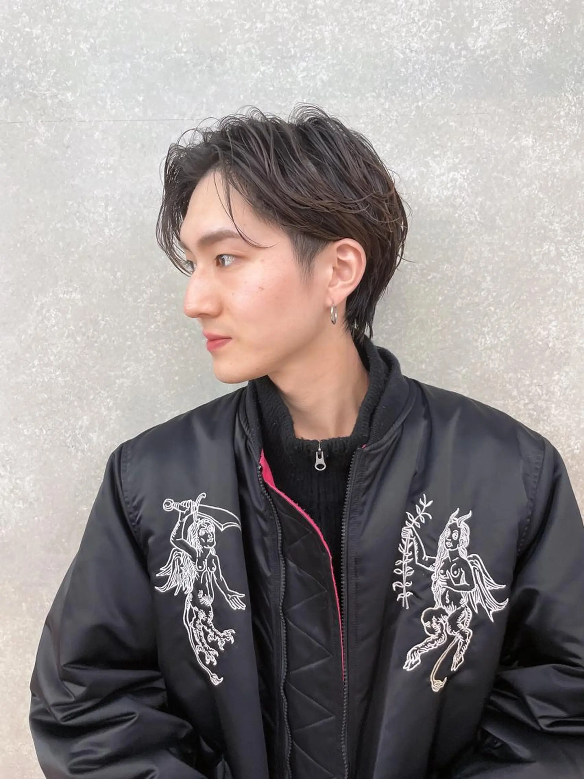 ショート パーマ メンズ カット ヘアカラー パーマ 🇰🇷カルマパーマ kaito🇰🇷のヘアスタイル