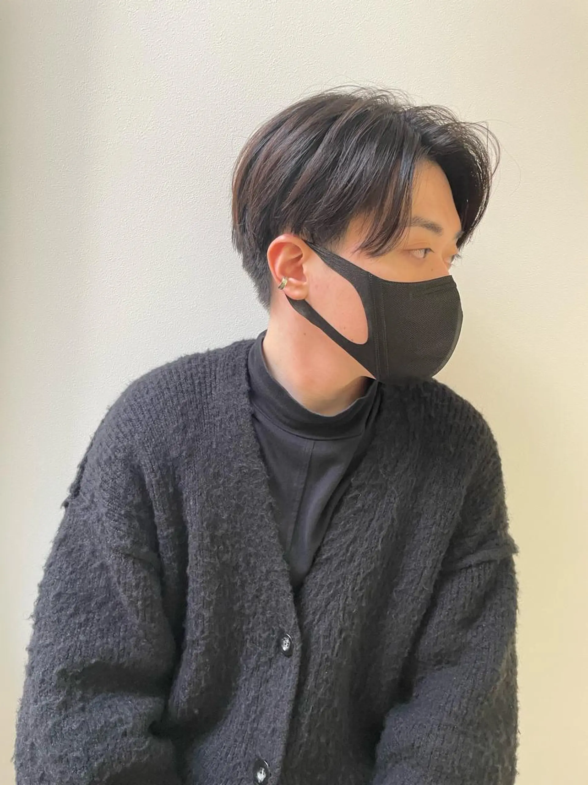 メンズ センターパート カット メンズカット クドウユウキのヘアスタイル