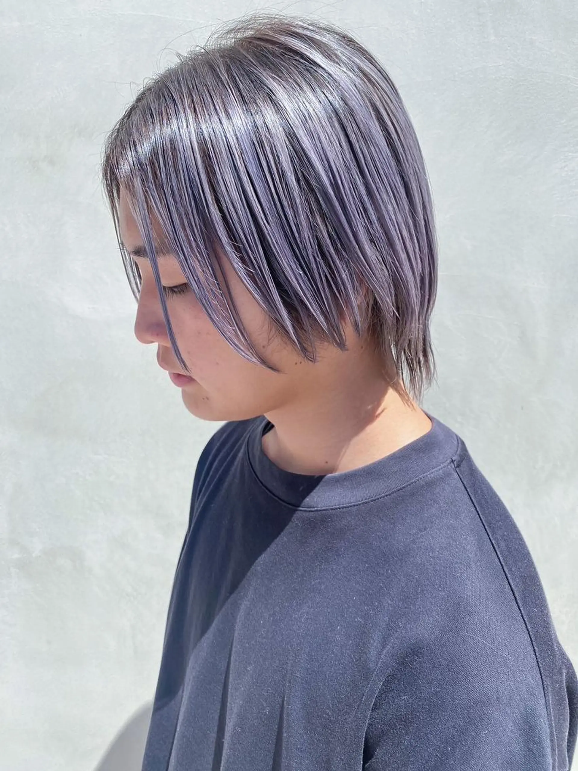 カラー ショート シルバー バイオレットカラー カット ヘアカラー トリートメント ITby ALBUM 北千住店のヘアスタイル
