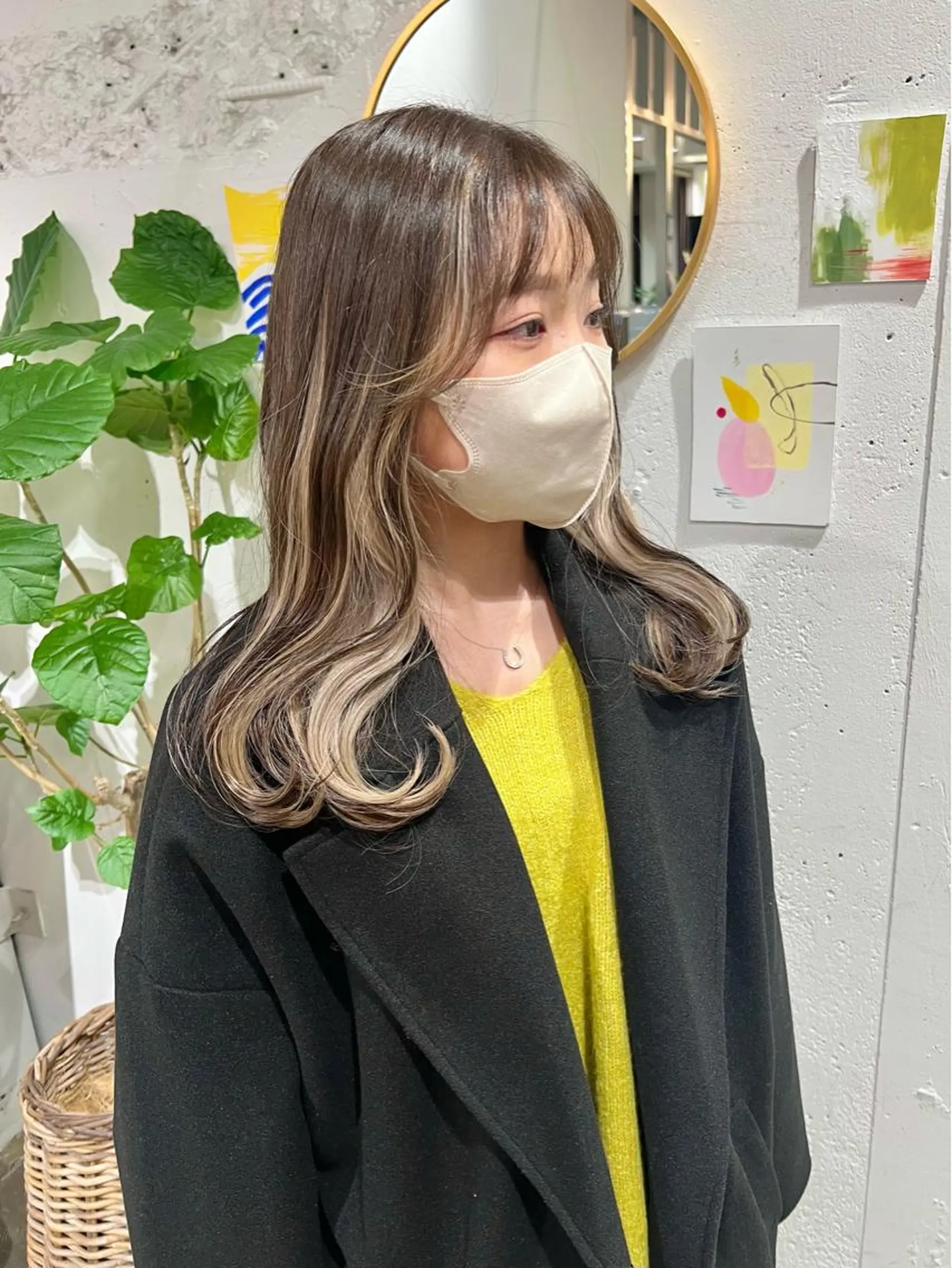 ロング カット ヘアカラー 石井 菜々のヘアスタイル