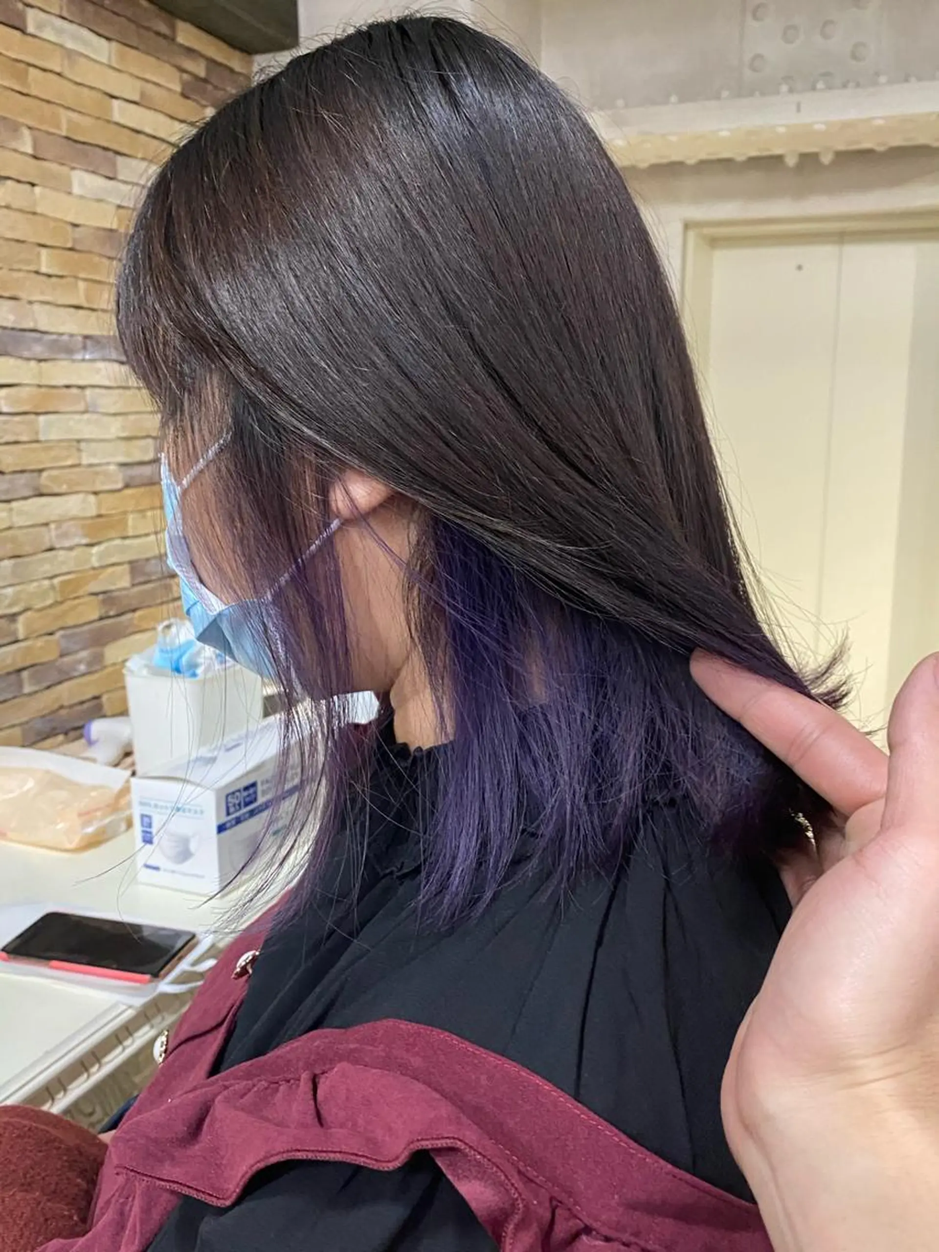 ミディアム カラー ブリーチ インナーカラー ヘアカラー ALLY（アリー）所属・ミニモお気に入り数 No.1宍戸雄弥のヘアスタイル