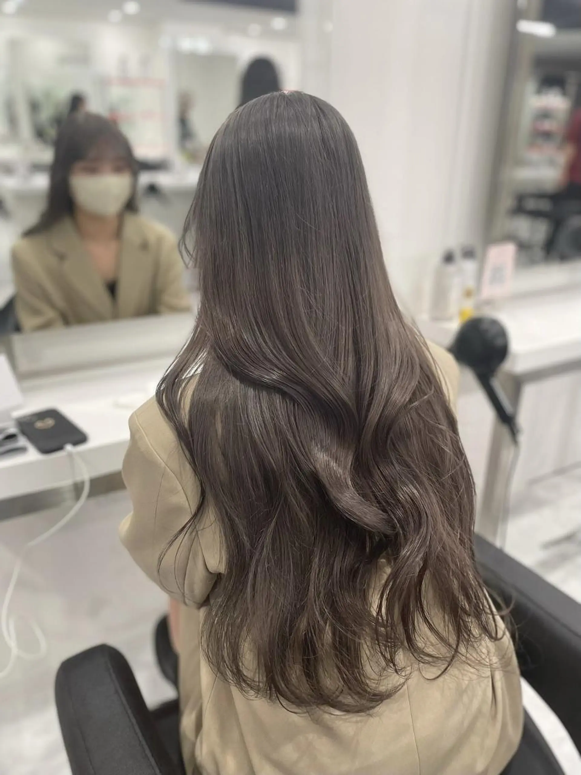 カラー カット ヘアカラー トリートメント *🤍モデル募集 艶カラー🤍のヘアスタイル