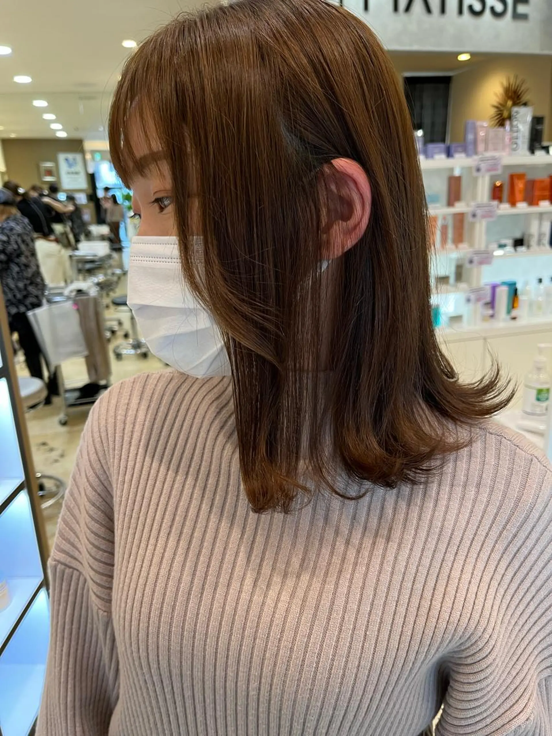 ミディアム 西新/siohair 似合わせ/石尾刻矢のヘアスタイル