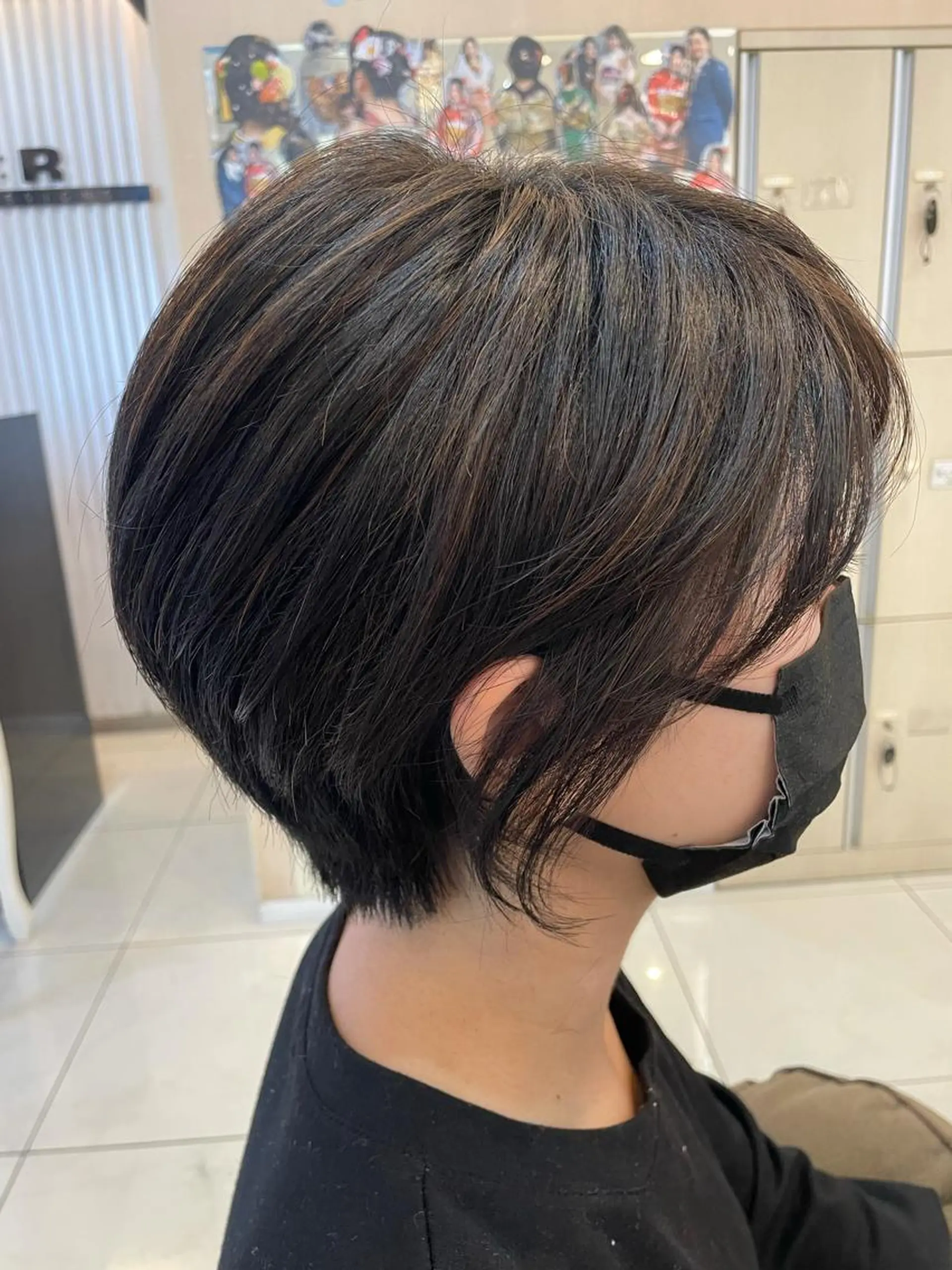 ショート カラー ヘアアレンジ リリー /Men's/パーマのヘアスタイル