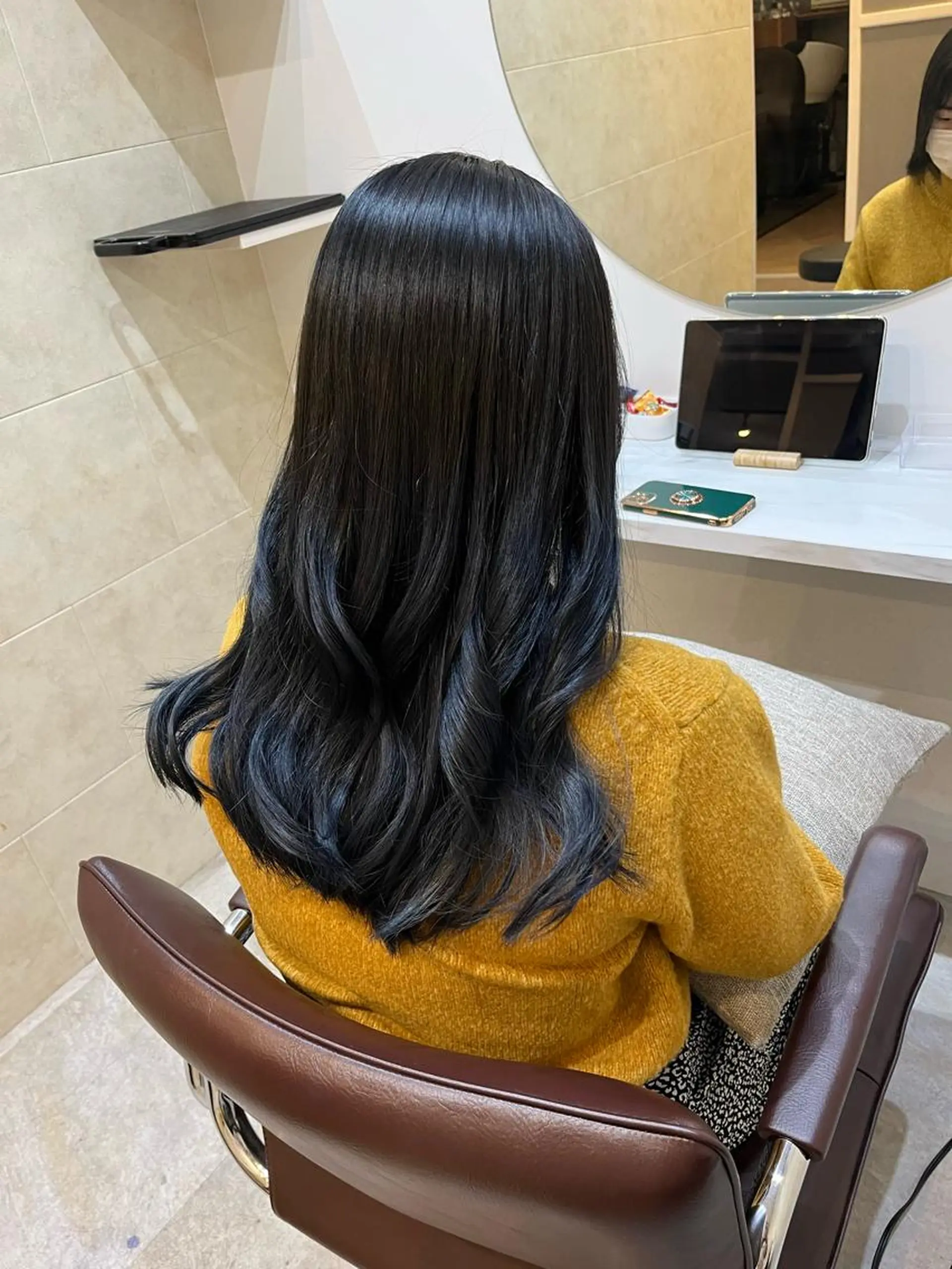 ロング カット ヘアカラー トリートメント 【髪質改善　艶髪】 布川　莉穂のヘアスタイル