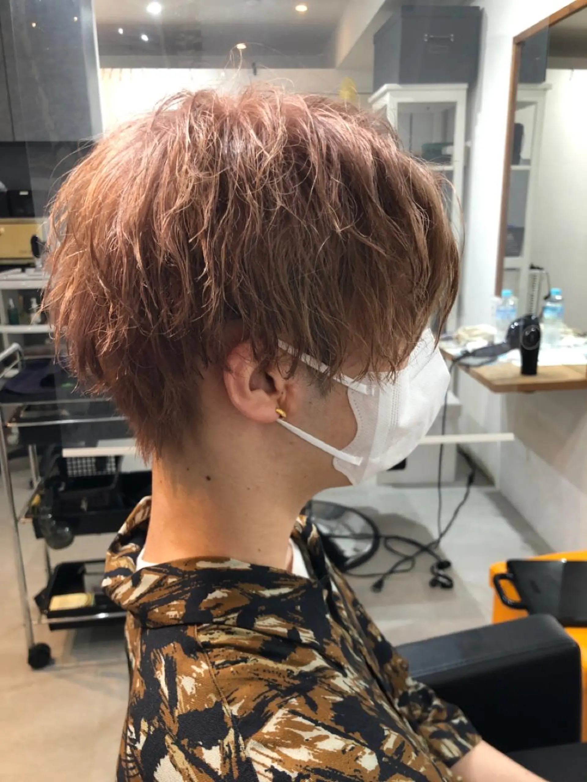 ショート カラー メンズ カット パーマ トリートメント Joule 大分メンズのヘアスタイル
