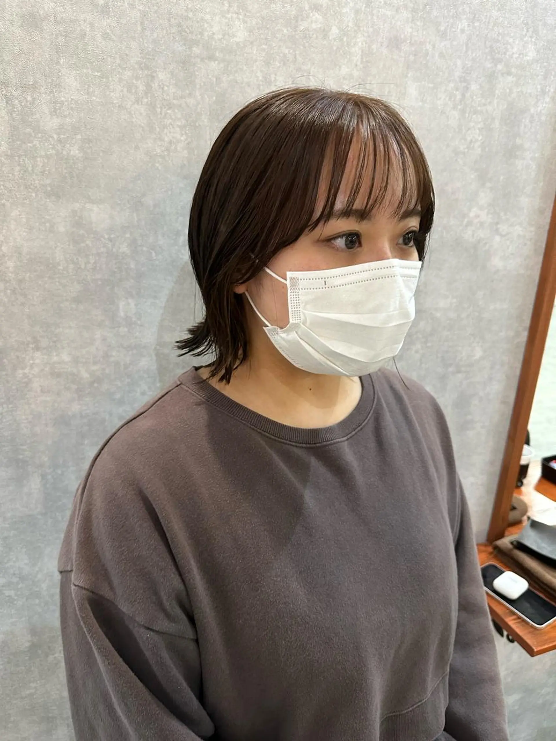ショート 切りっぱなしボブ ショートボブ ハンサムショート 丸みショート アッシュ カット ヘアカラー トリートメント C’LD hair produce /シールドヘア所属・モテ髪/ボブ/ショー ト/アダチフウトのヘアスタイル