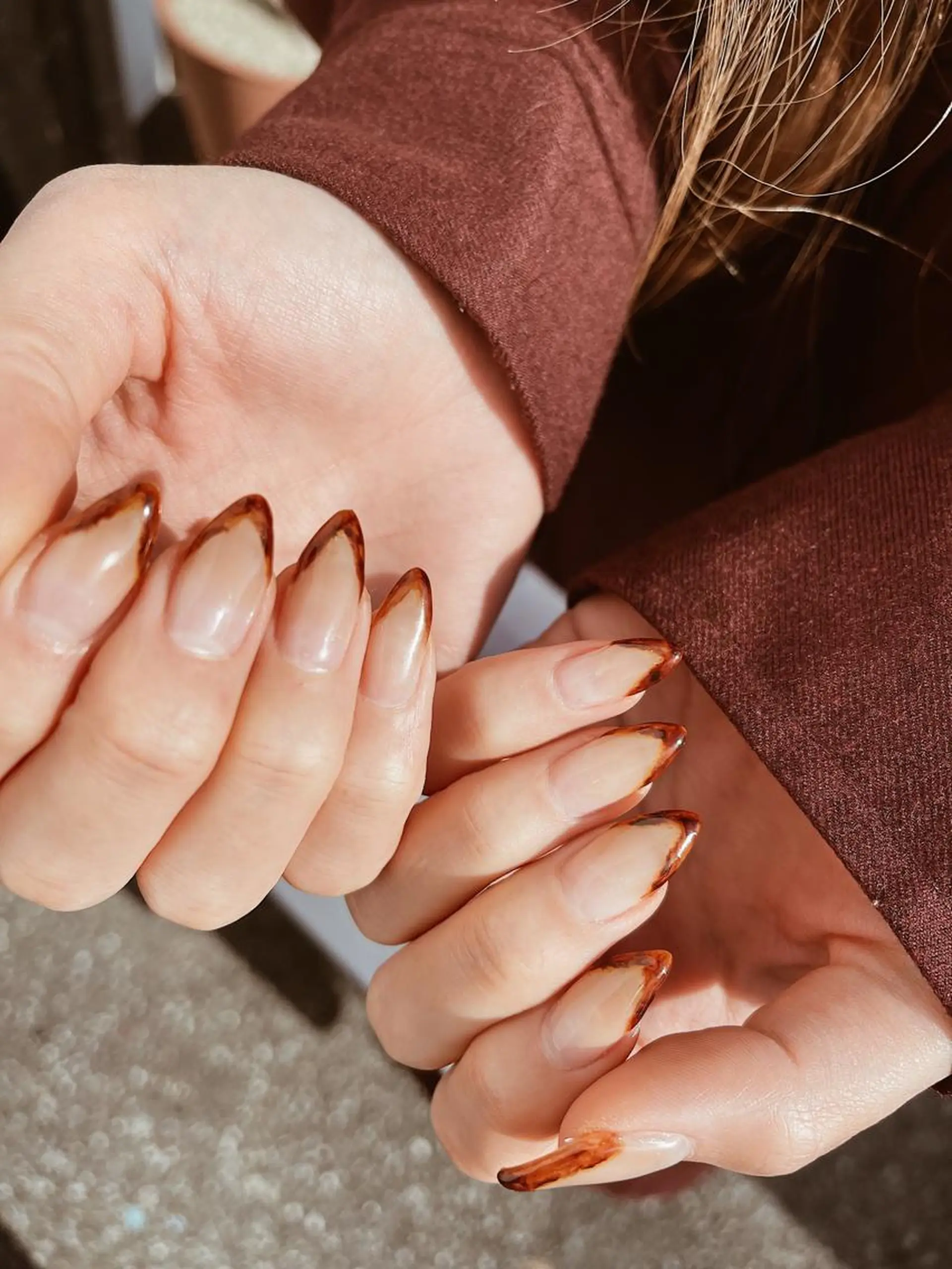 ネイル べっ甲ネイル ジェルネイル メンズネイル ニュアンスネイル ワンカラーネイル ハンドネイル フットネイル leaaloha　byBROWN HAIR所属・レアアロハ宇都宮 /ネイル.脱毛のネイルデザイン