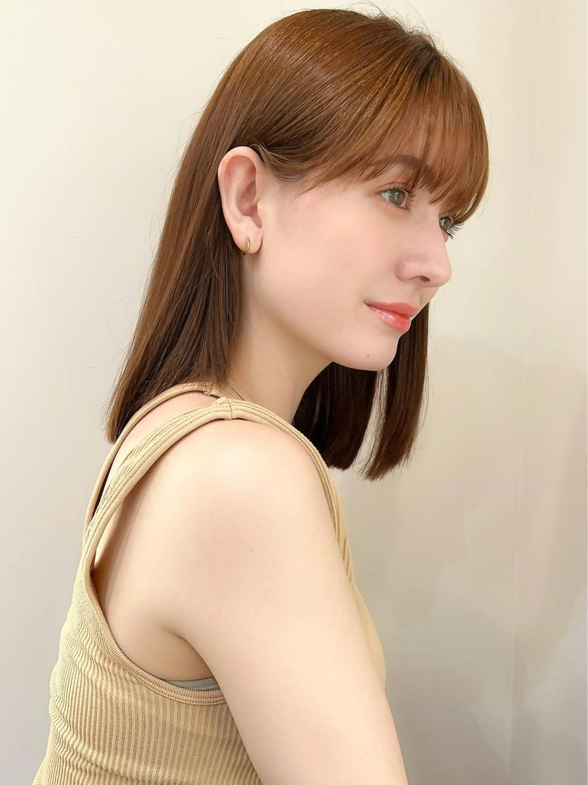 ミディアム カラー アッシュ ベージュカラー 透明感カラー 髪質改善 韓国風ヘア カット ヘアカラー トリートメント ✨髪質改善特化✨ kyousukeのヘアスタイル