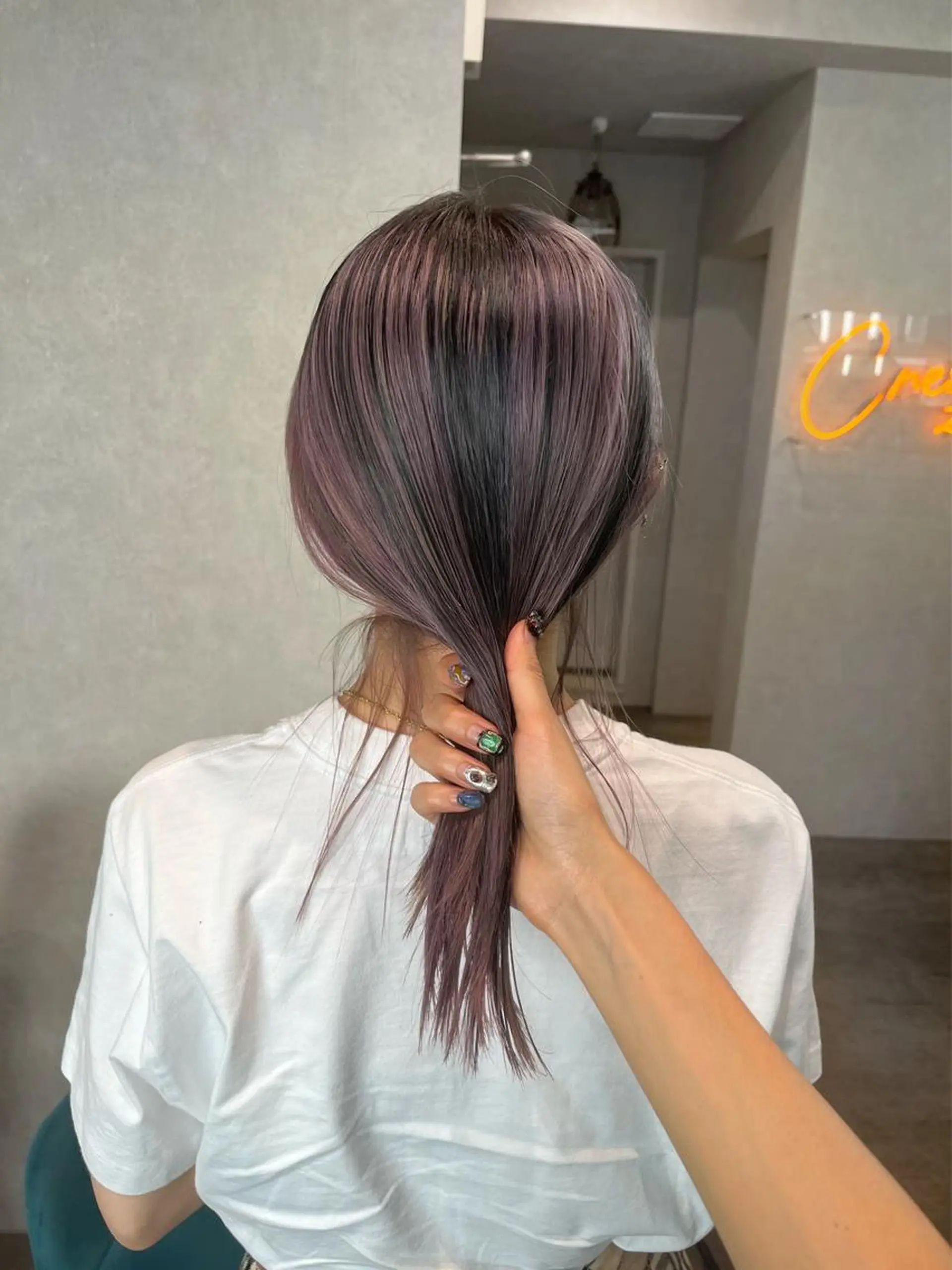 ミディアム カラー behov所属・柔らかハイトーン 🤎Tsubasaのヘアスタイル