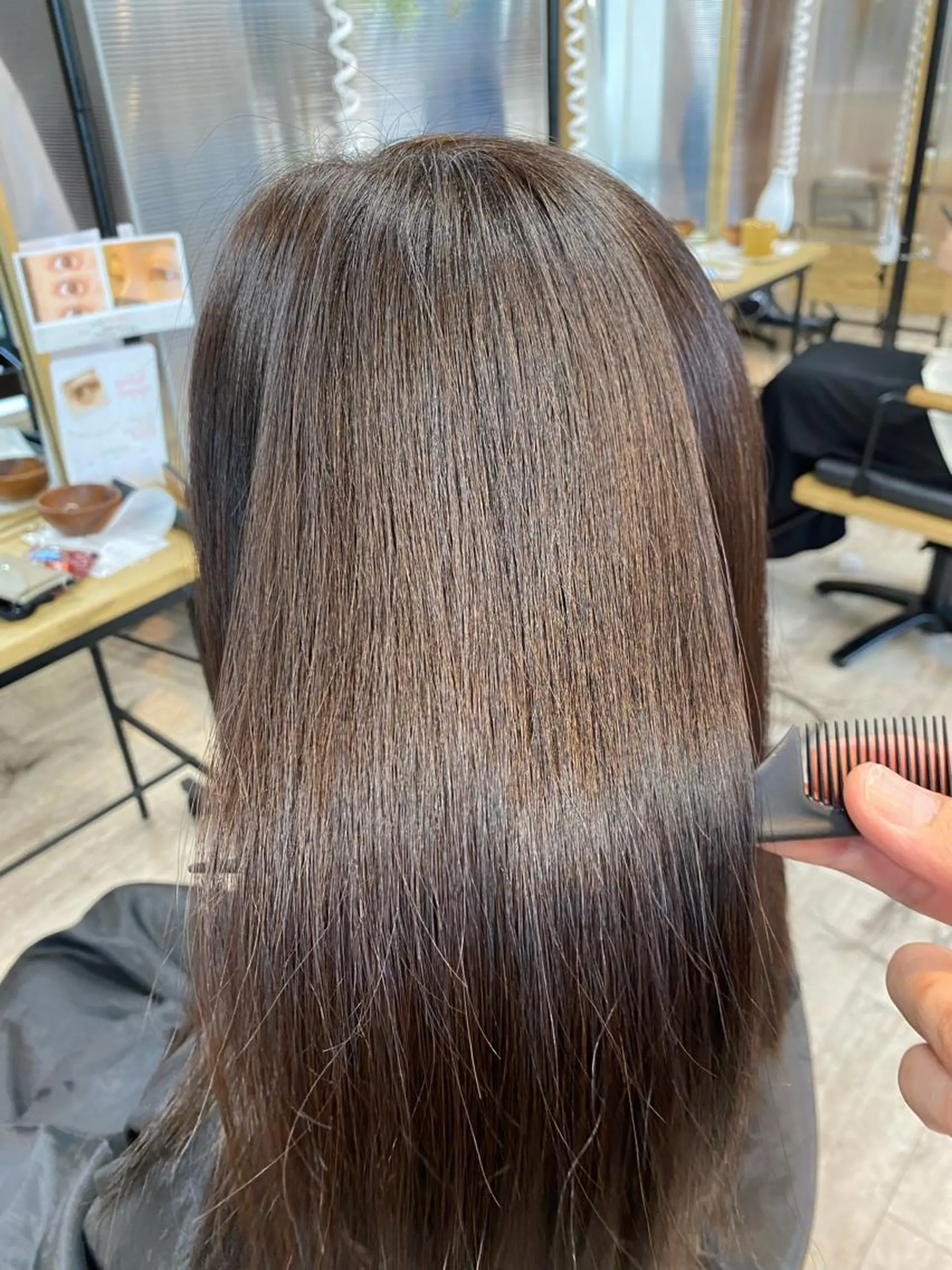 セミロング 髪質改善 縮毛矯正 トリートメント 酸性ストレート 波巻きスパイラル/ メンズパーマ/ゆうひのヘアスタイル