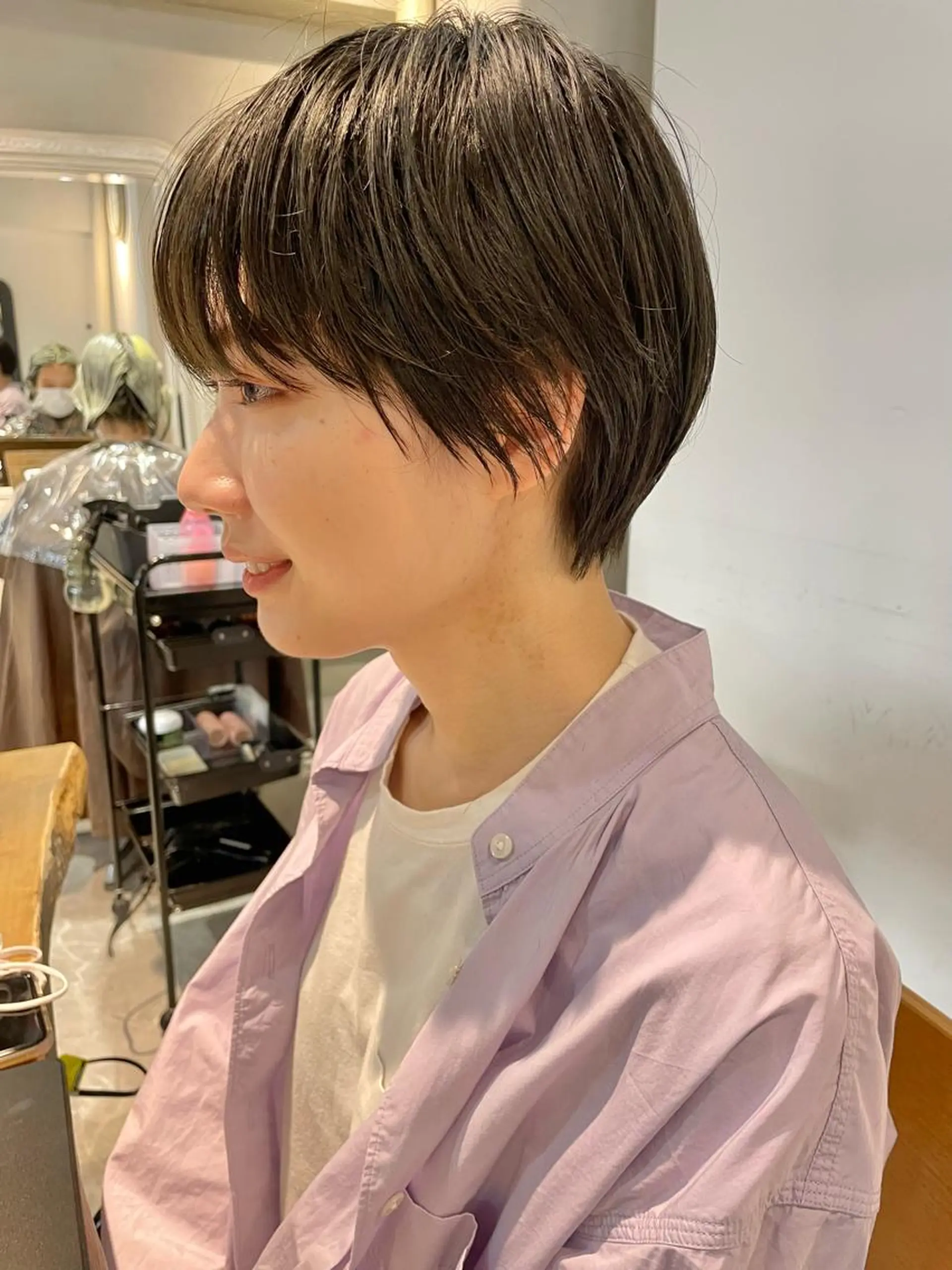 ショート カラー カット ヘアカラー トリートメント ショート・ボブ ・ウルフ✂︎IMAIのヘアスタイル