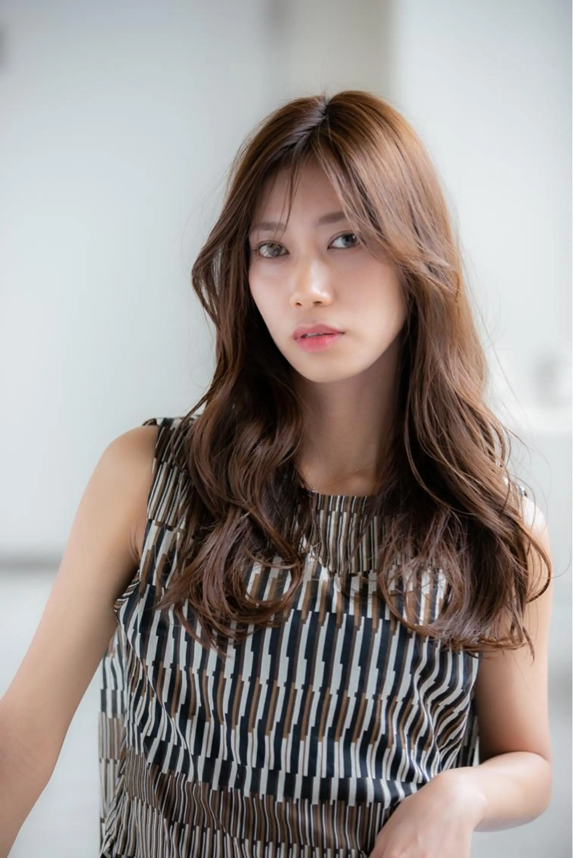 ロング カラー パーマ ヘアアレンジ カット パーマ トリートメント 🩵美艶髪×透明感 カラー×質感再生💚のヘアスタイル