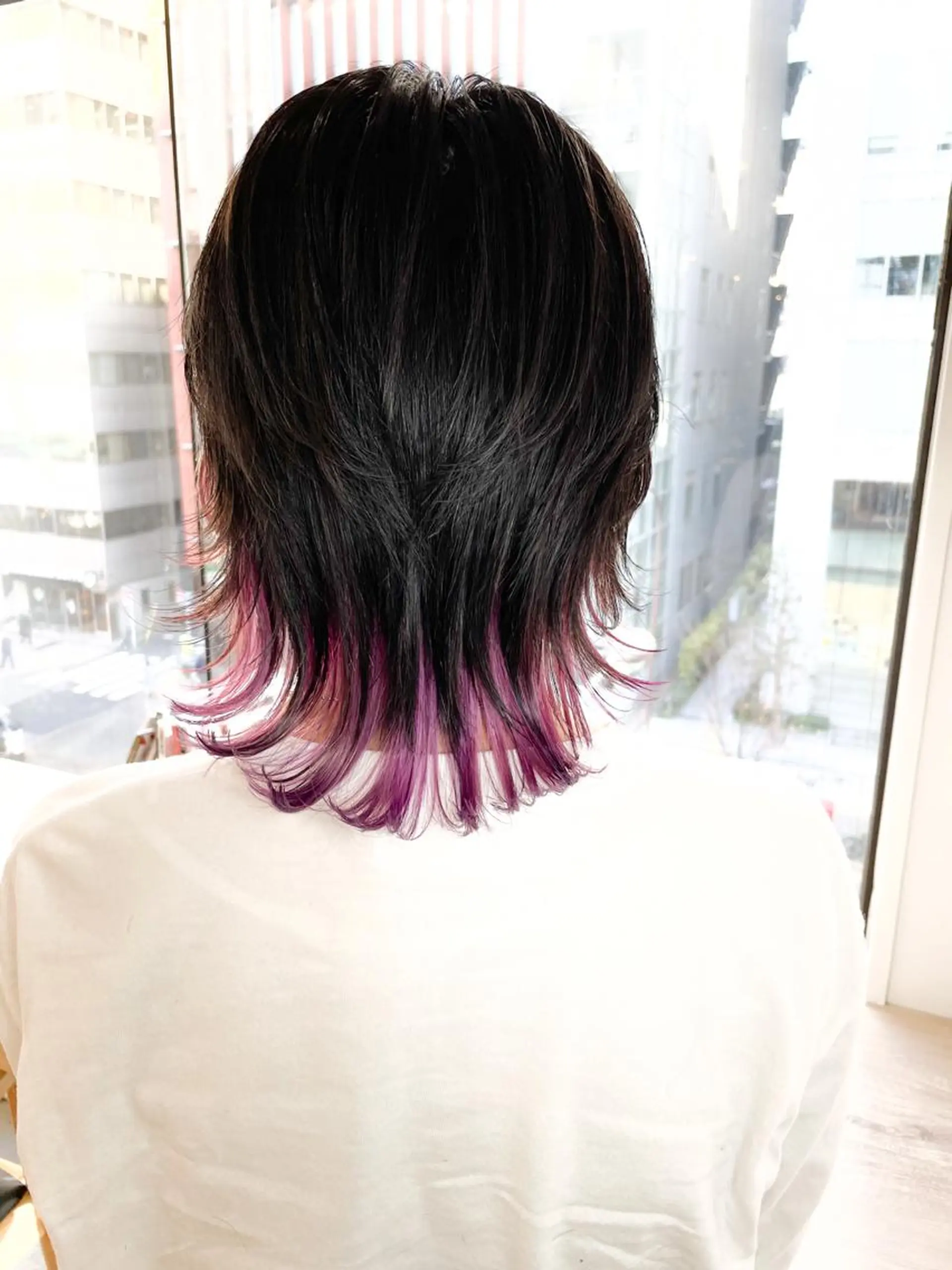 ミディアム ヘアカラー HAIR WORKS HELM所属・ショート✨ボブ✨代表 新田見美仁のヘアスタイル