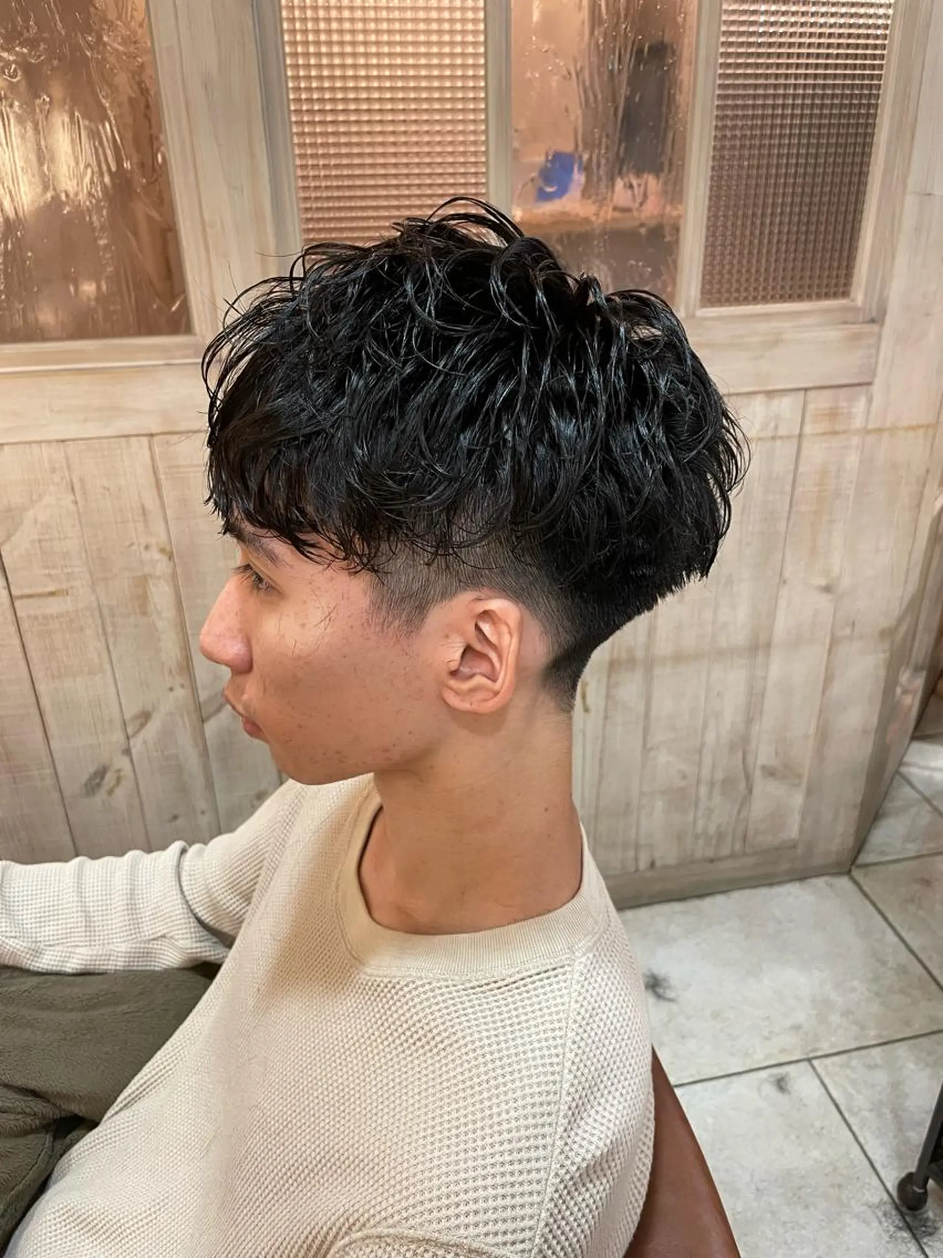 メンズ メンズパーマ 前平 友慈のヘアスタイル