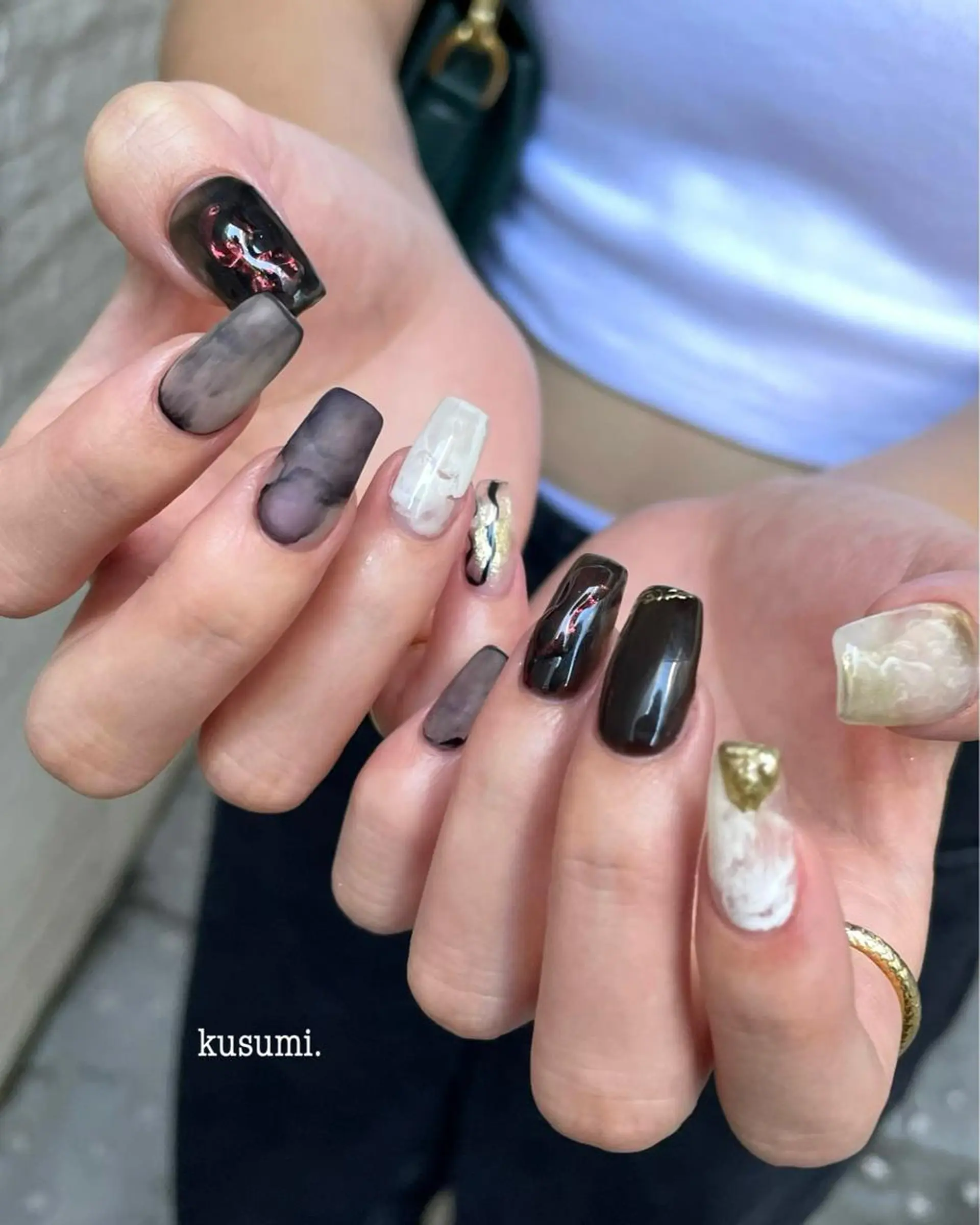 ネイル ハンドネイル kusumi.所属・kusumi. tatsuyaのネイルデザイン