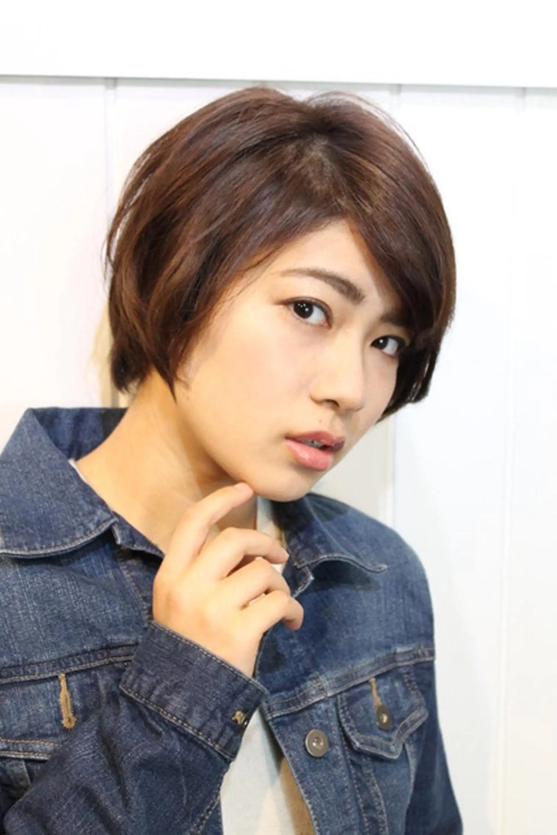 ショート カラー パーマ ショートボブ ボブ ショートヘア BANDE所属・BANDE 水崎 悟のヘアスタイル