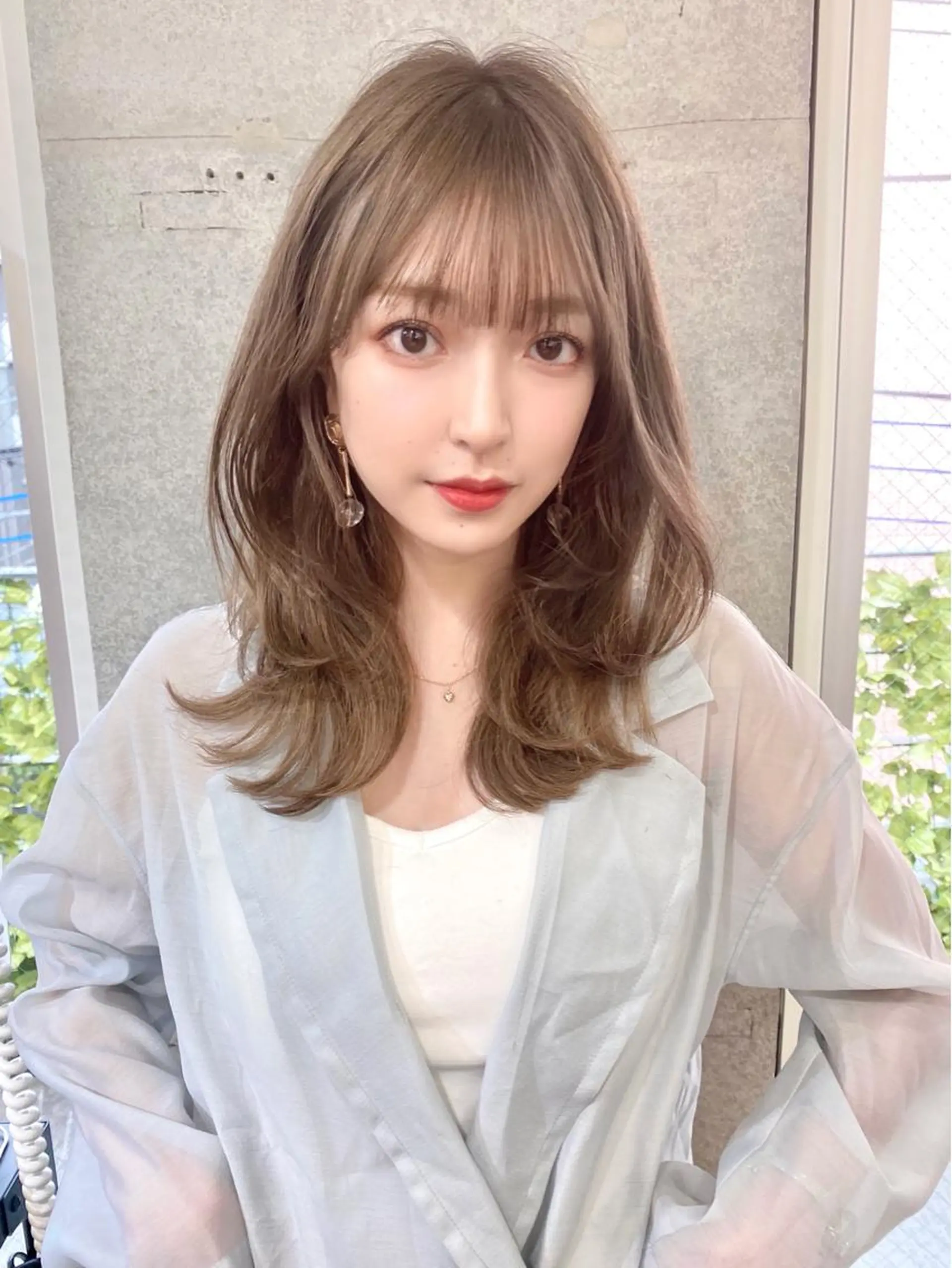 ミディアム カラー 似合わせレイヤー 🇰🇷荒木洋文のヘアスタイル