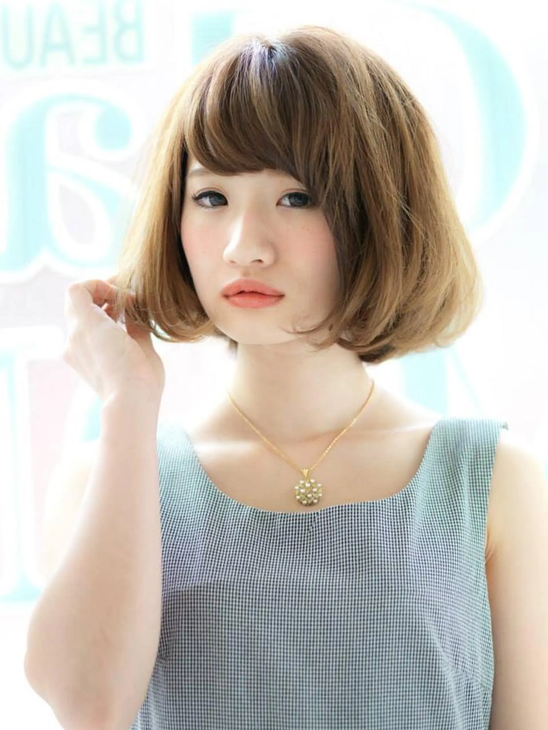 ショート ミディアム カラー パーマ STAR所属・内藤 達也のヘアスタイル