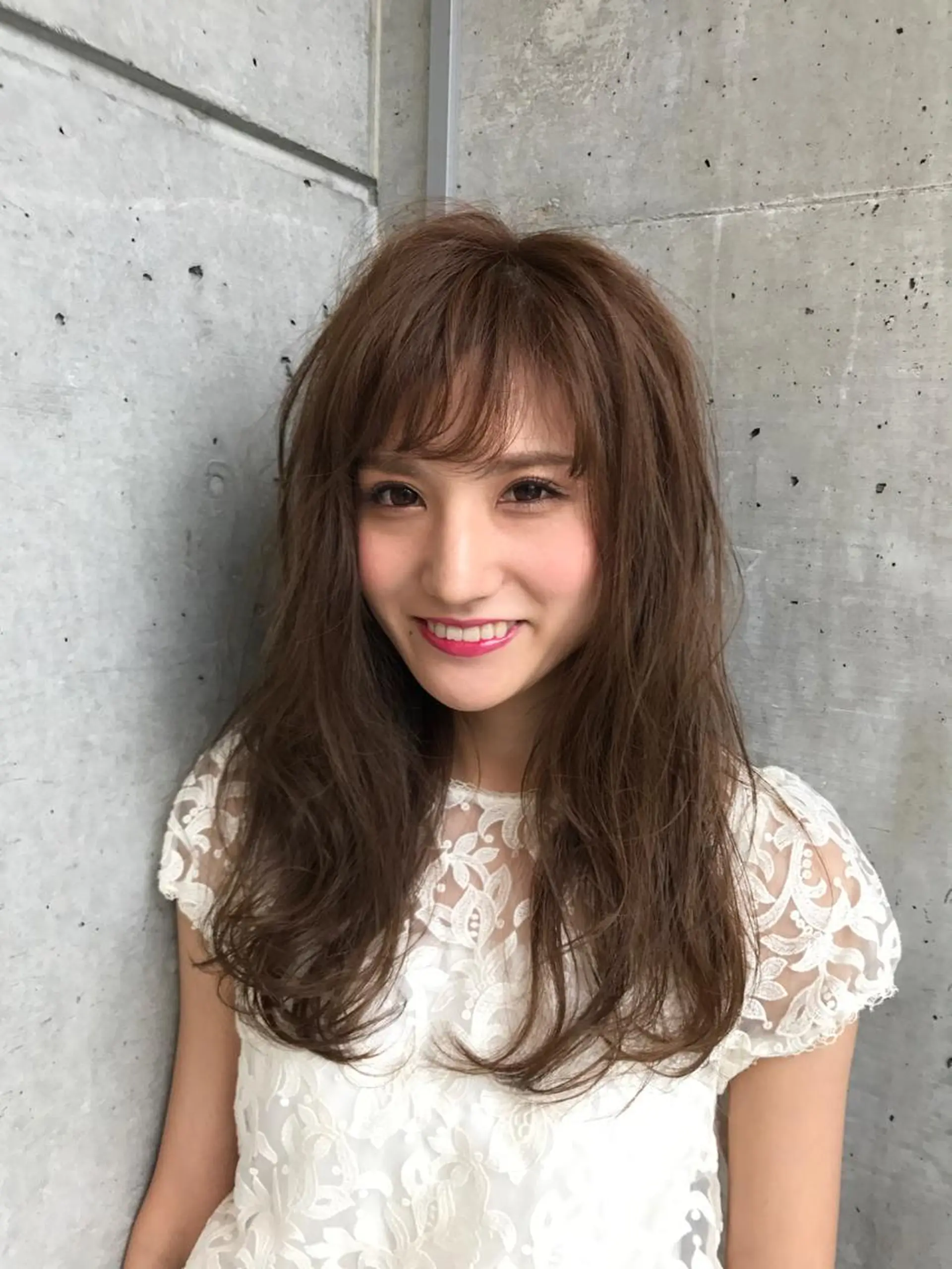 ロング カラー ベージュカラー ハイライトカラー ハイライト 大栗 佑也  髪質改善のヘアスタイル