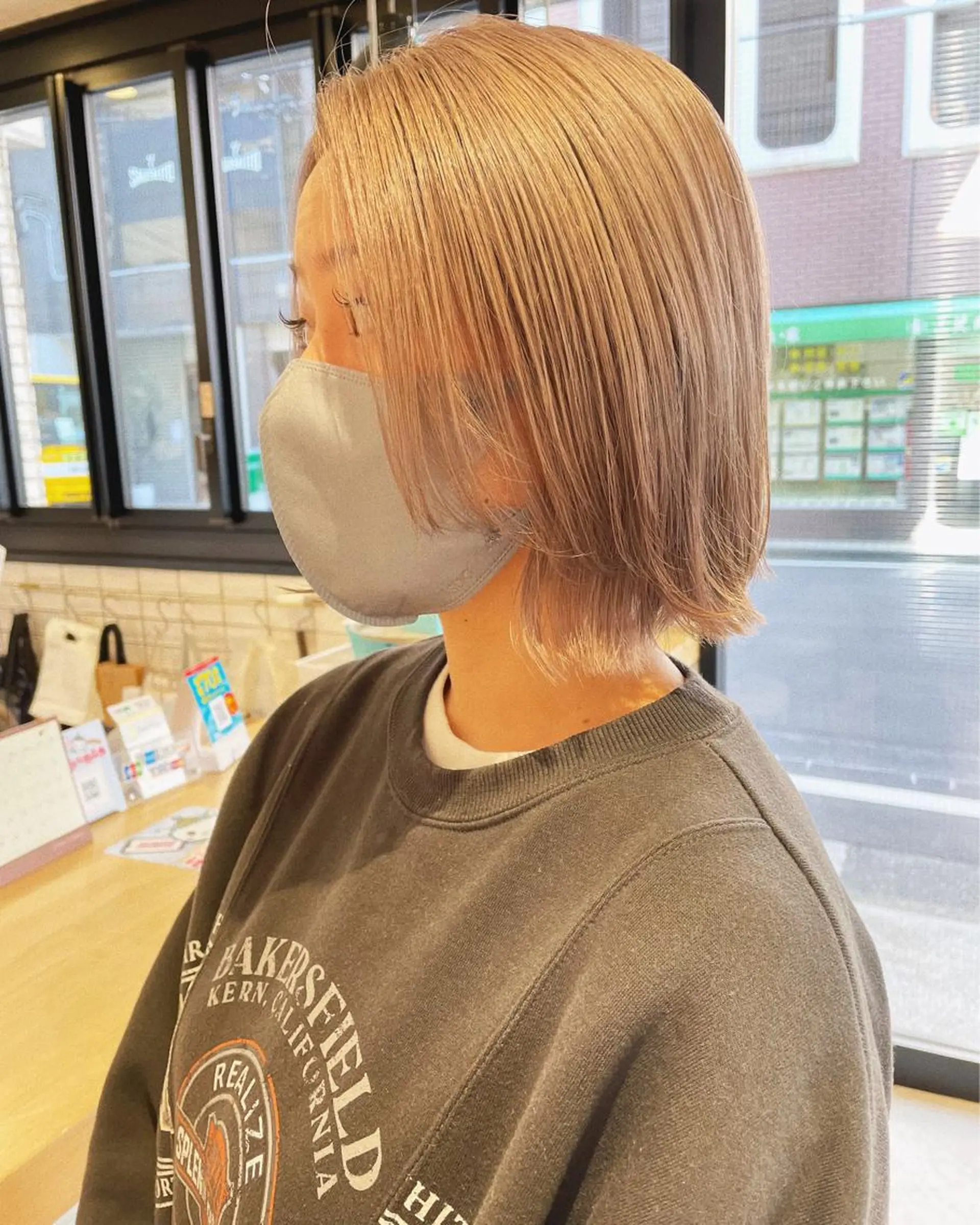 ミディアム カラー haru/レイヤー/ ウルフのヘアスタイル