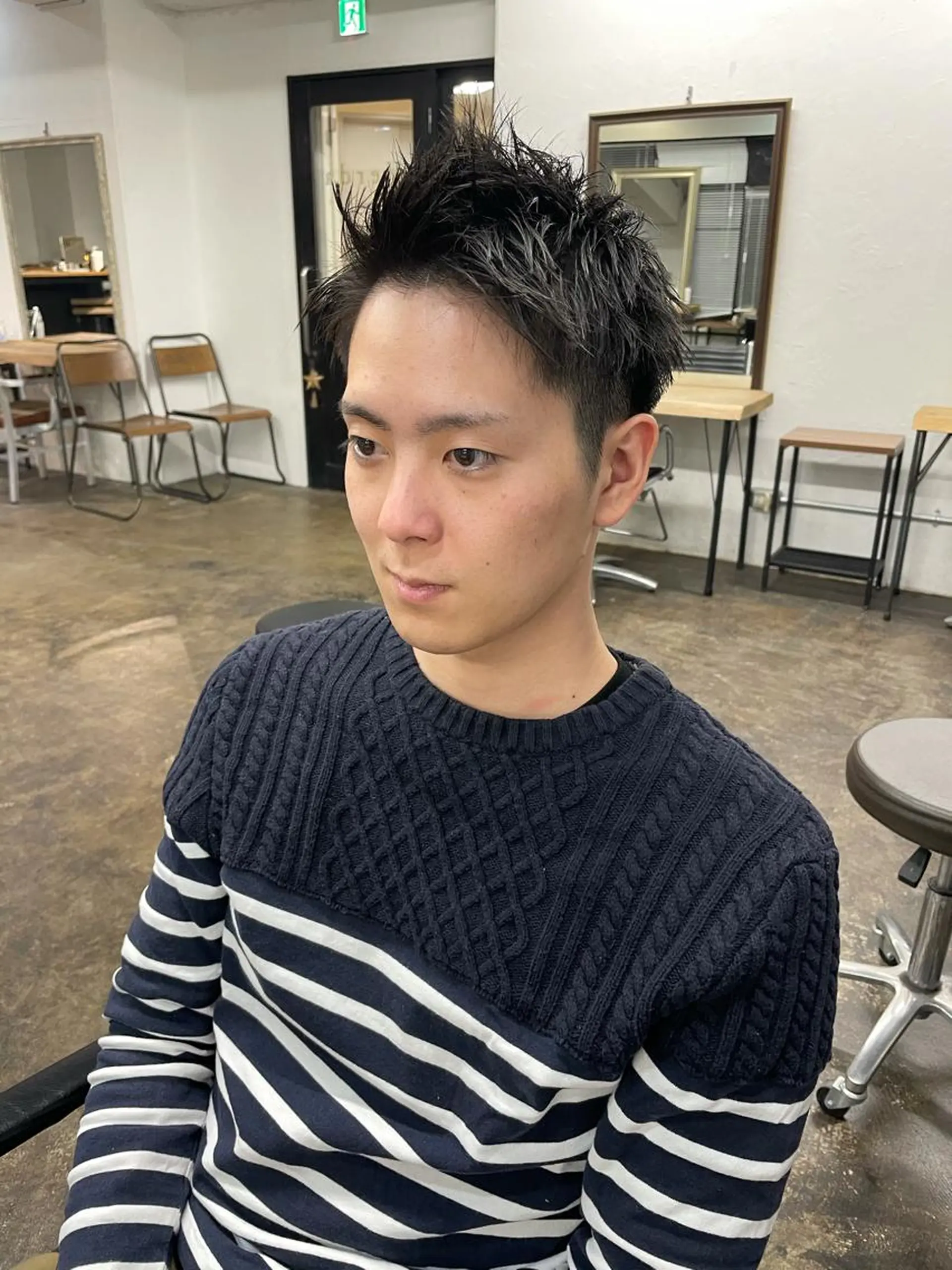 ショート メンズ メンズパーマ メンズ特化ryoのヘアスタイル