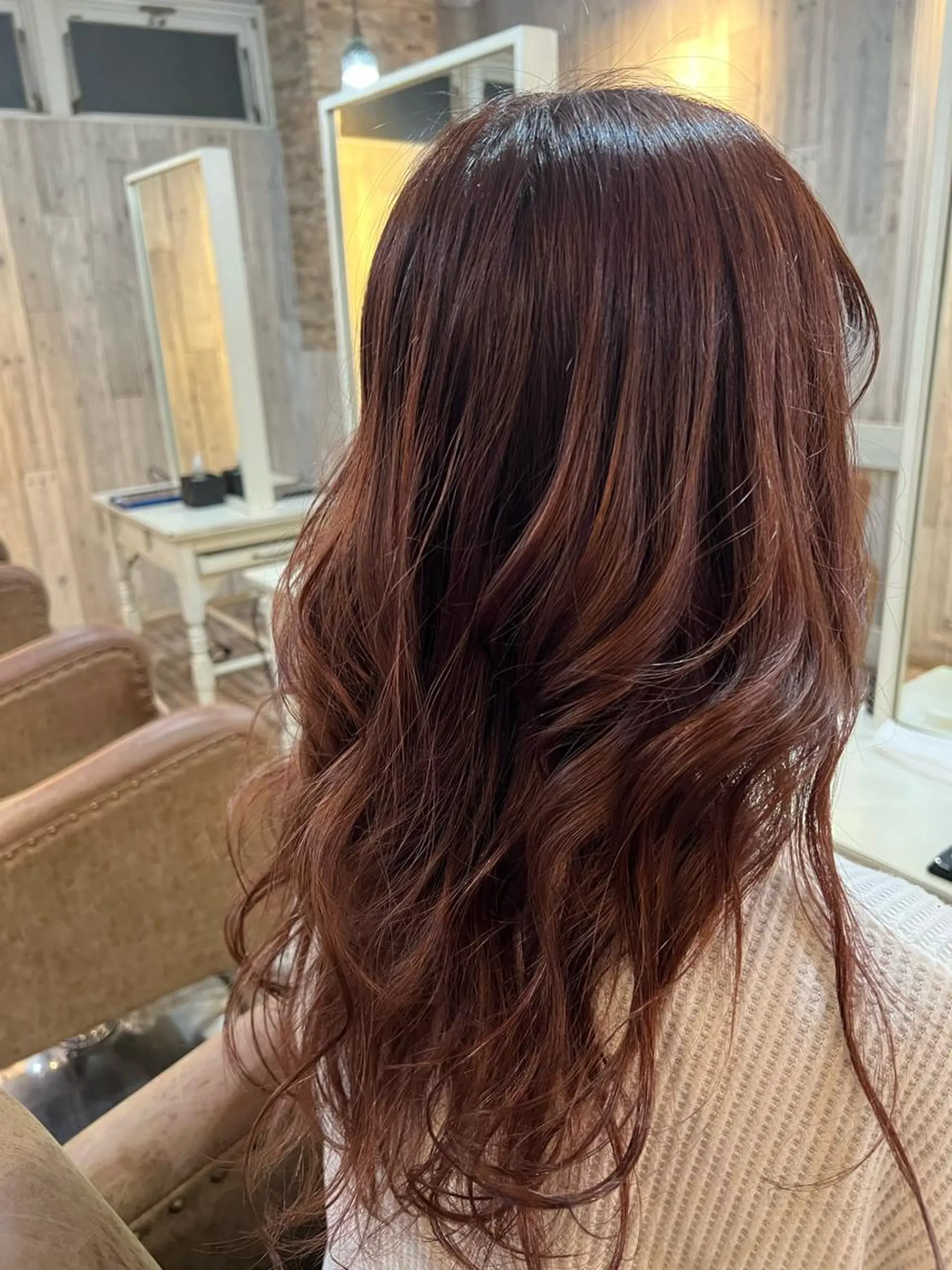 ロング ピンクブラウン ✂︎ kousuke✂︎のヘアスタイル