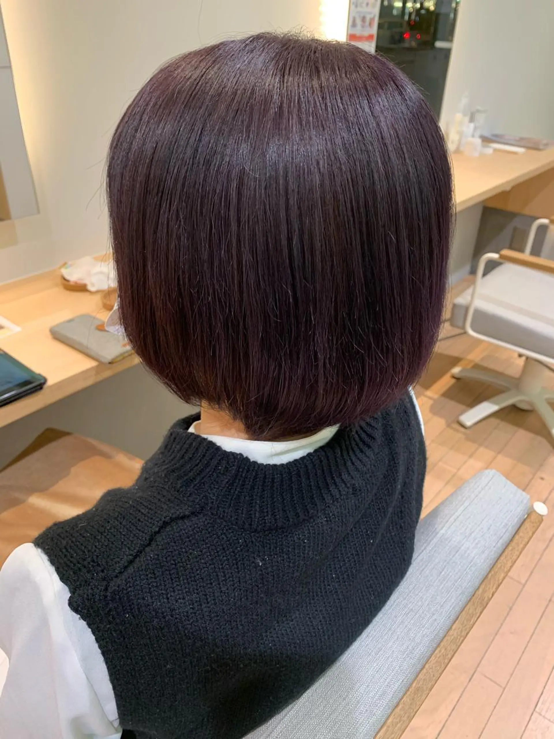 カラー ダブルカラー 村松 萌のヘアスタイル