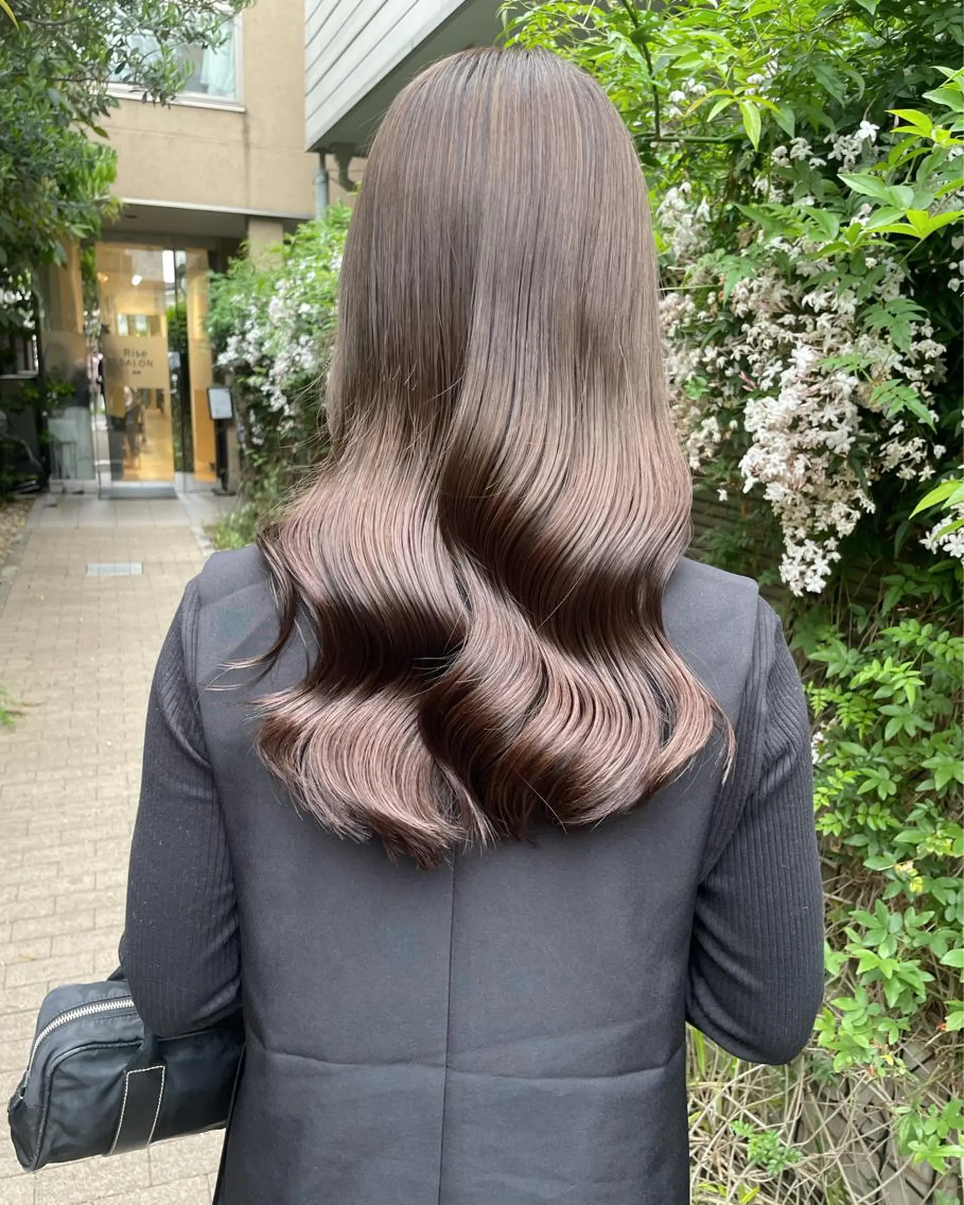 ロング カラー カット ヘアカラー トリートメント 髪質改善will hairdesignのヘアスタイル