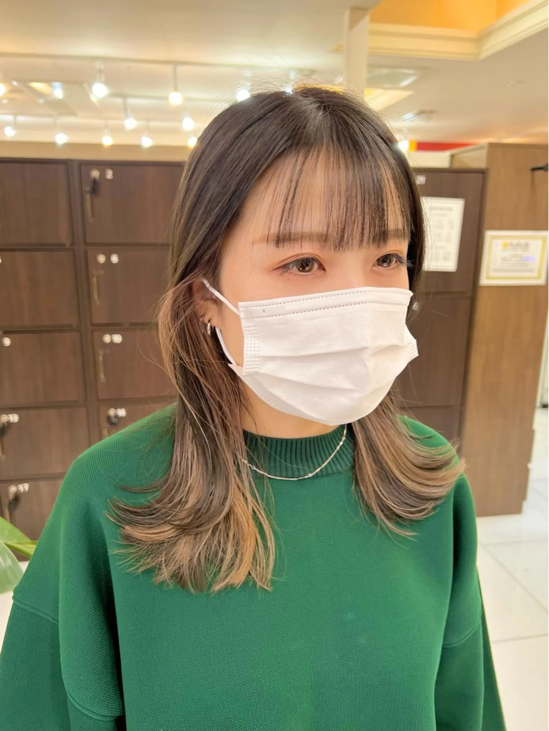 ミディアム カラー ベージュカラー 【韓国風くびれヘア】 joule小木曽輝のヘアスタイル