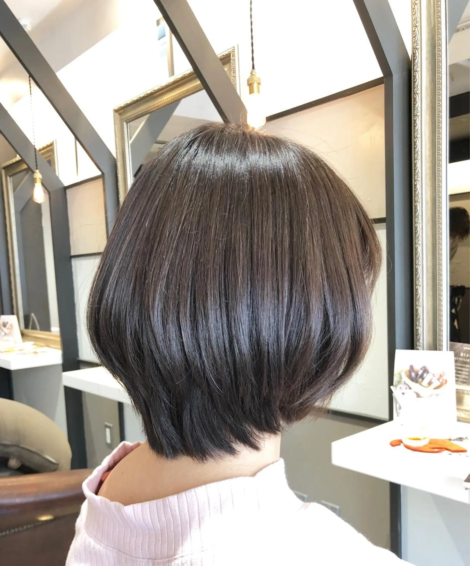 ショート カラー 透明感カラー グレージュ wavi hair所属・後藤 ユウキ/髪質改善🫧のヘアスタイル
