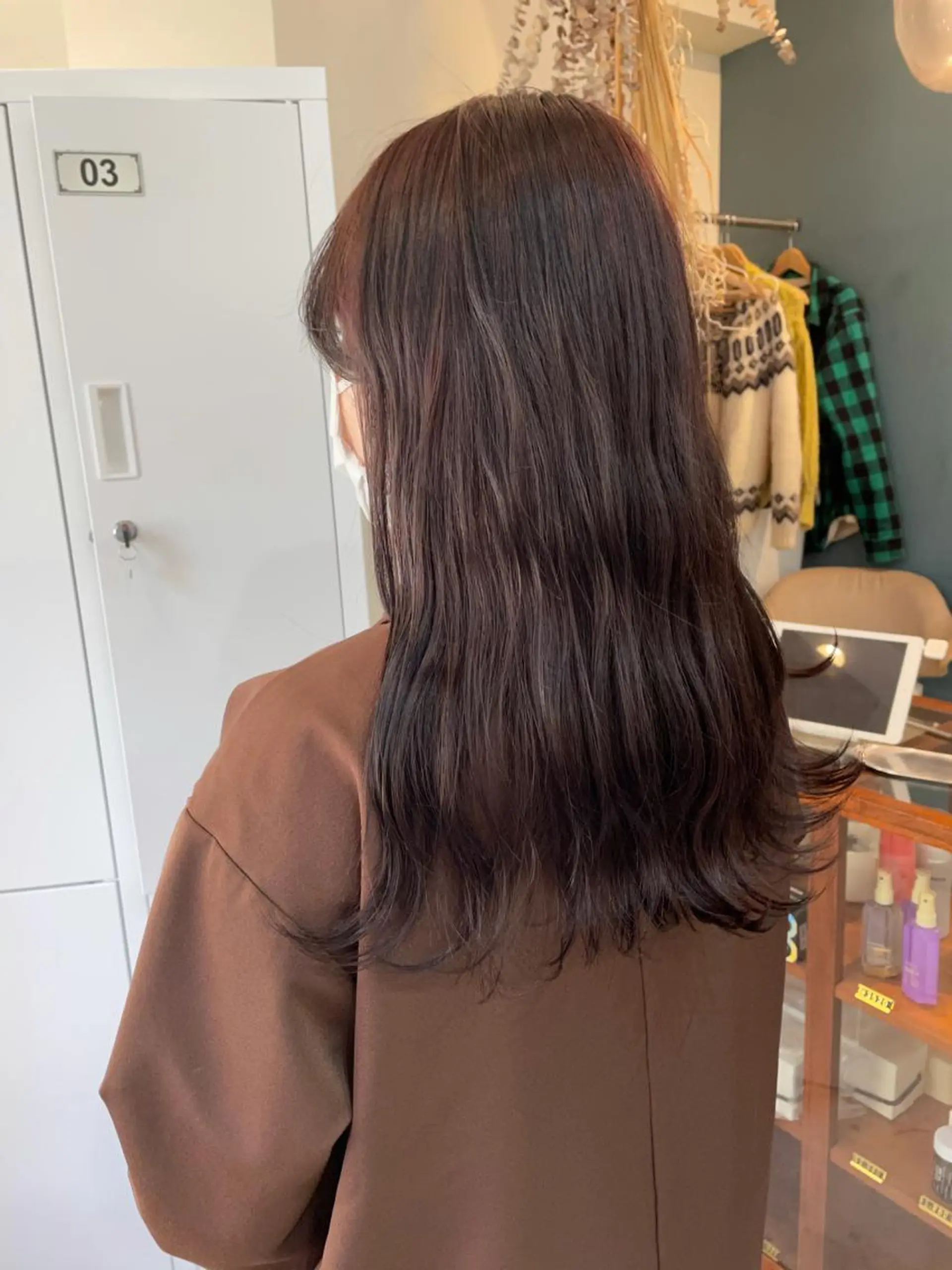 ロング カラー ブラウンカラー レッドカラー レッドブラウン ヘアカラー 中目黒🌼 🌼ハナのヘアスタイル
