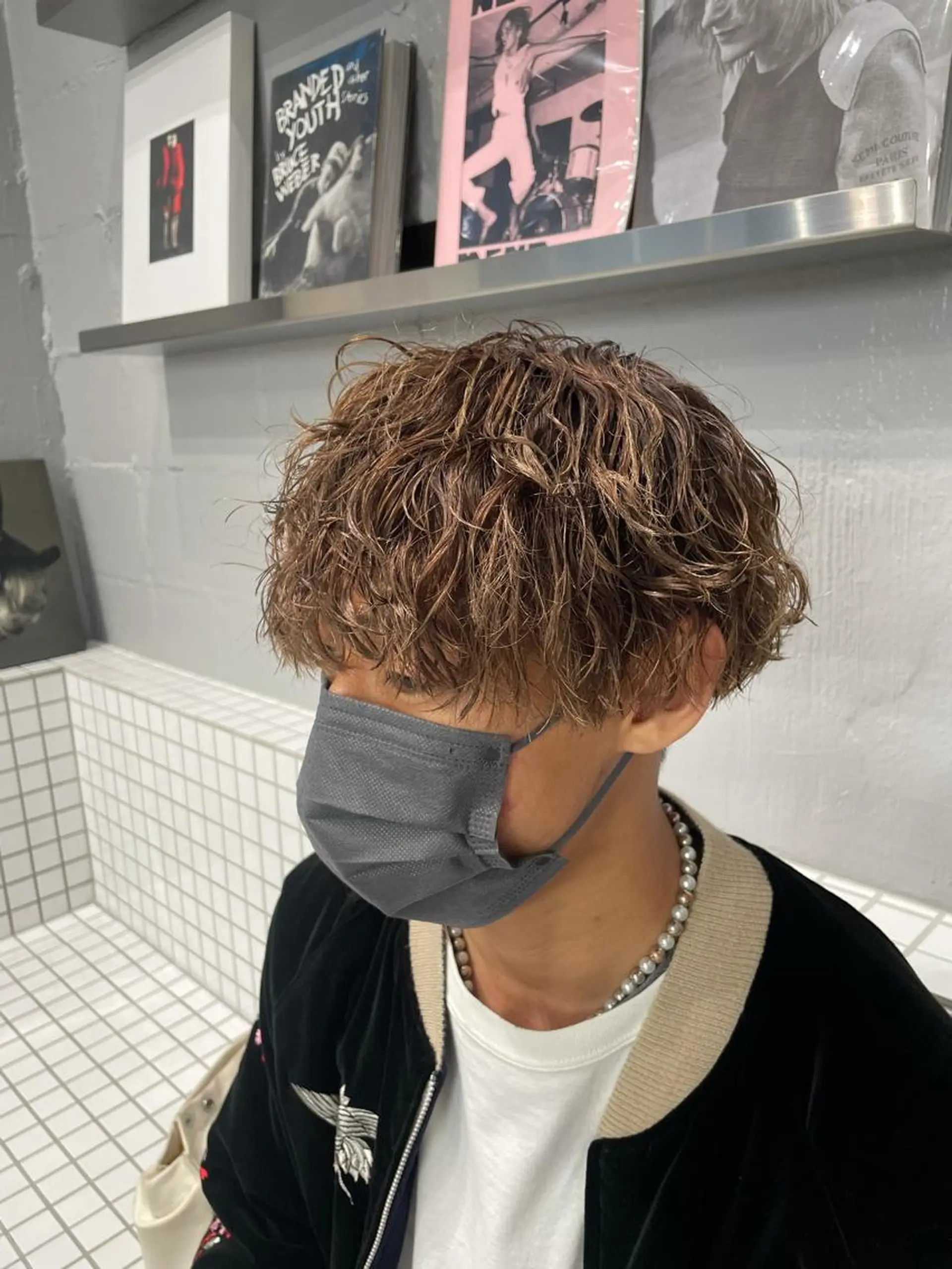 ショート カラー パーマ メンズ メンズブリーチ メンズパーマ ブリーチ 🔥メンズヘア🔥 セヤシュウヘイのヘアスタイル