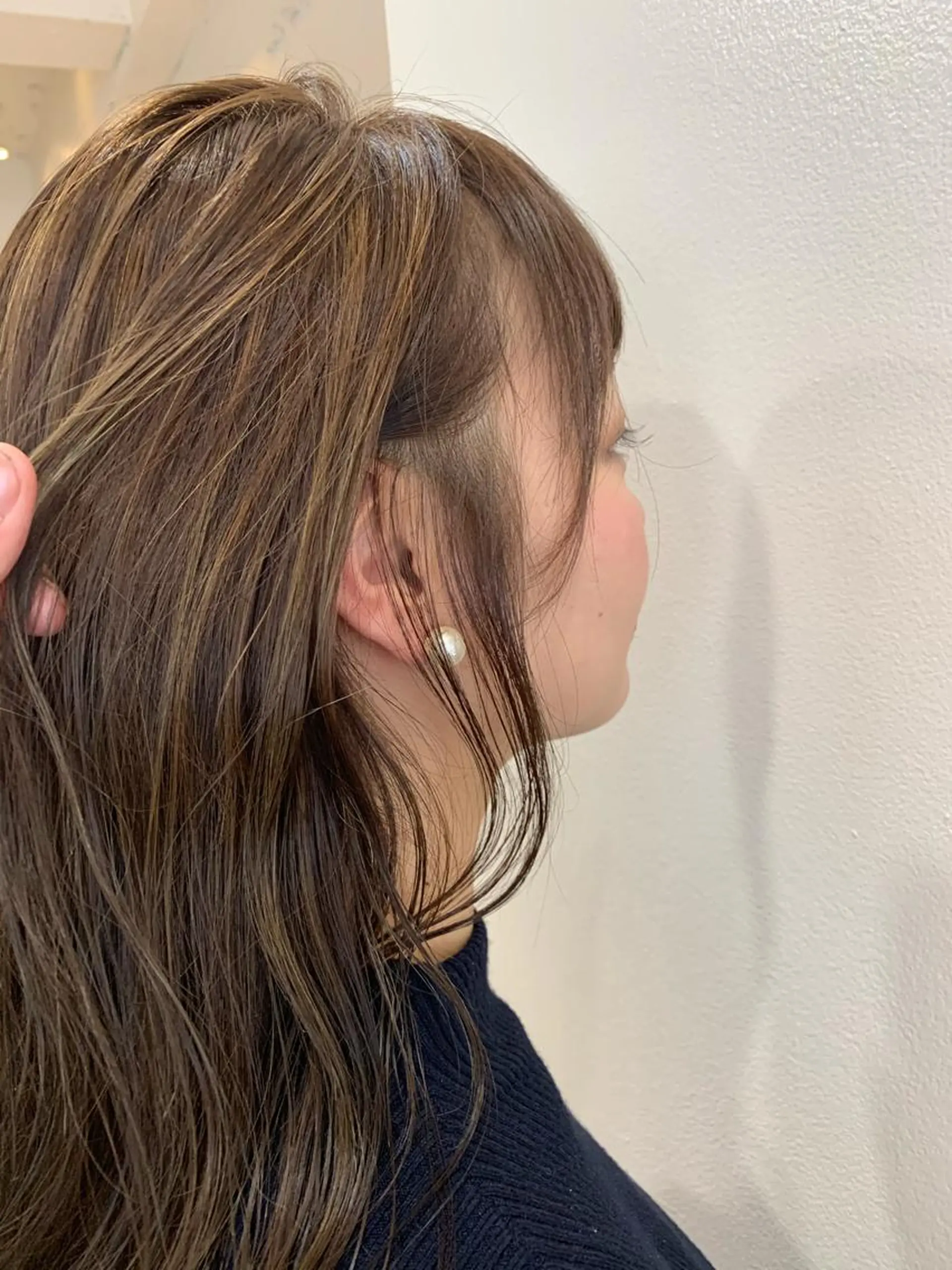 ロング ハイライト ヘアカラー トリートメント ヘッドスパ ヘアセット 山口 竣也のヘアスタイル