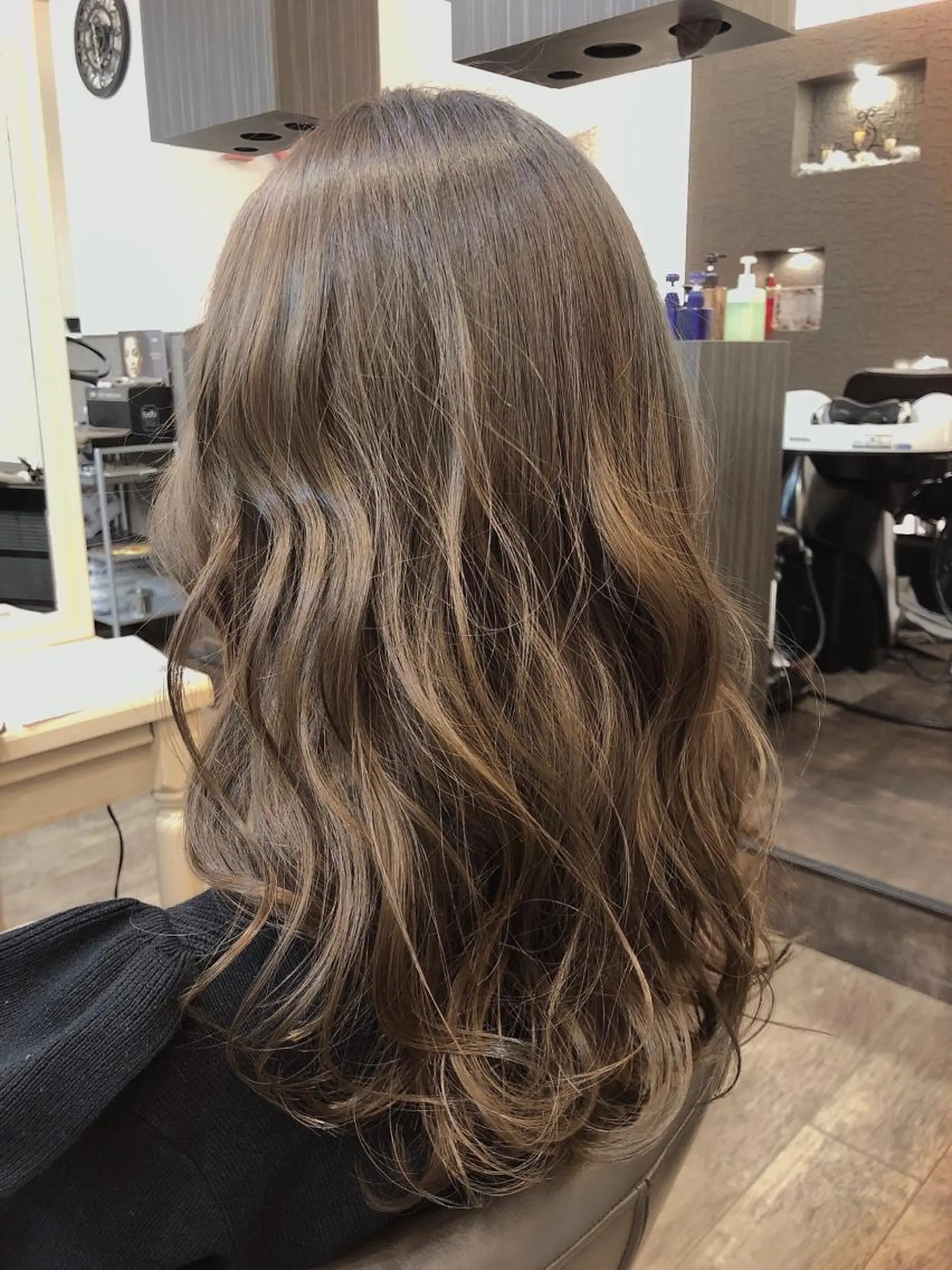 ロング カラー カット ヘアカラー トリートメント 西野 美空🍊のヘアスタイル