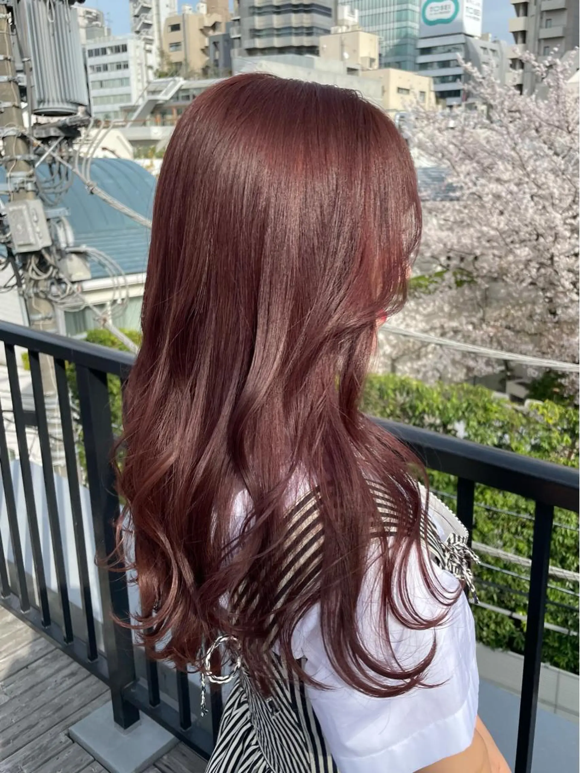 セミロング 顔まわりカット✨艶髪 ✨髪質改善✨伴響佳のヘアスタイル