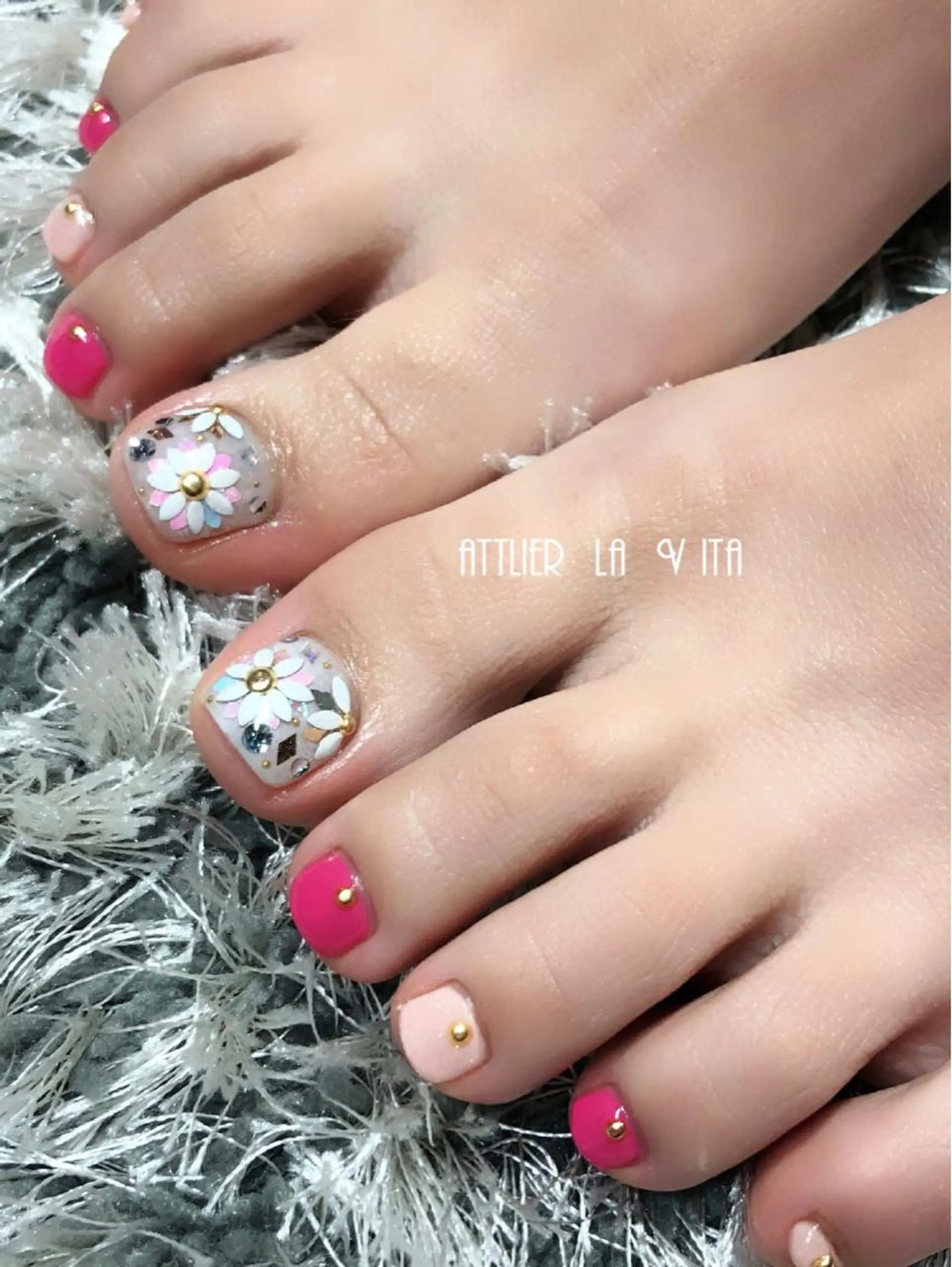 ネイル フットネイル atelier la vita所属・lavita. mimuraのネイルデザイン