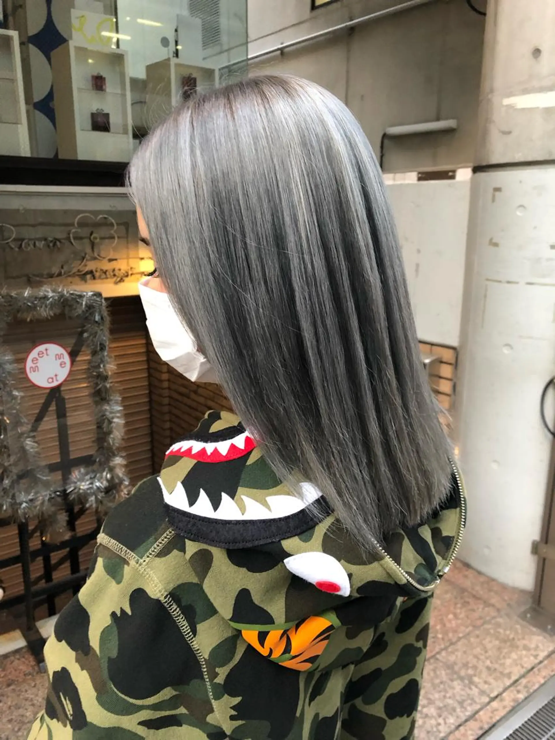 ミディアム alpha. カラーエクステ下妻のヘアスタイル