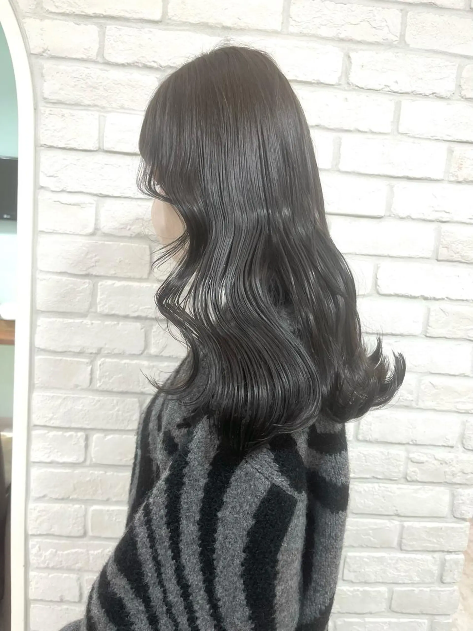 セミロング カラー ヘアアレンジ ブリーチなし/ レイヤー🌿runaのヘアスタイル